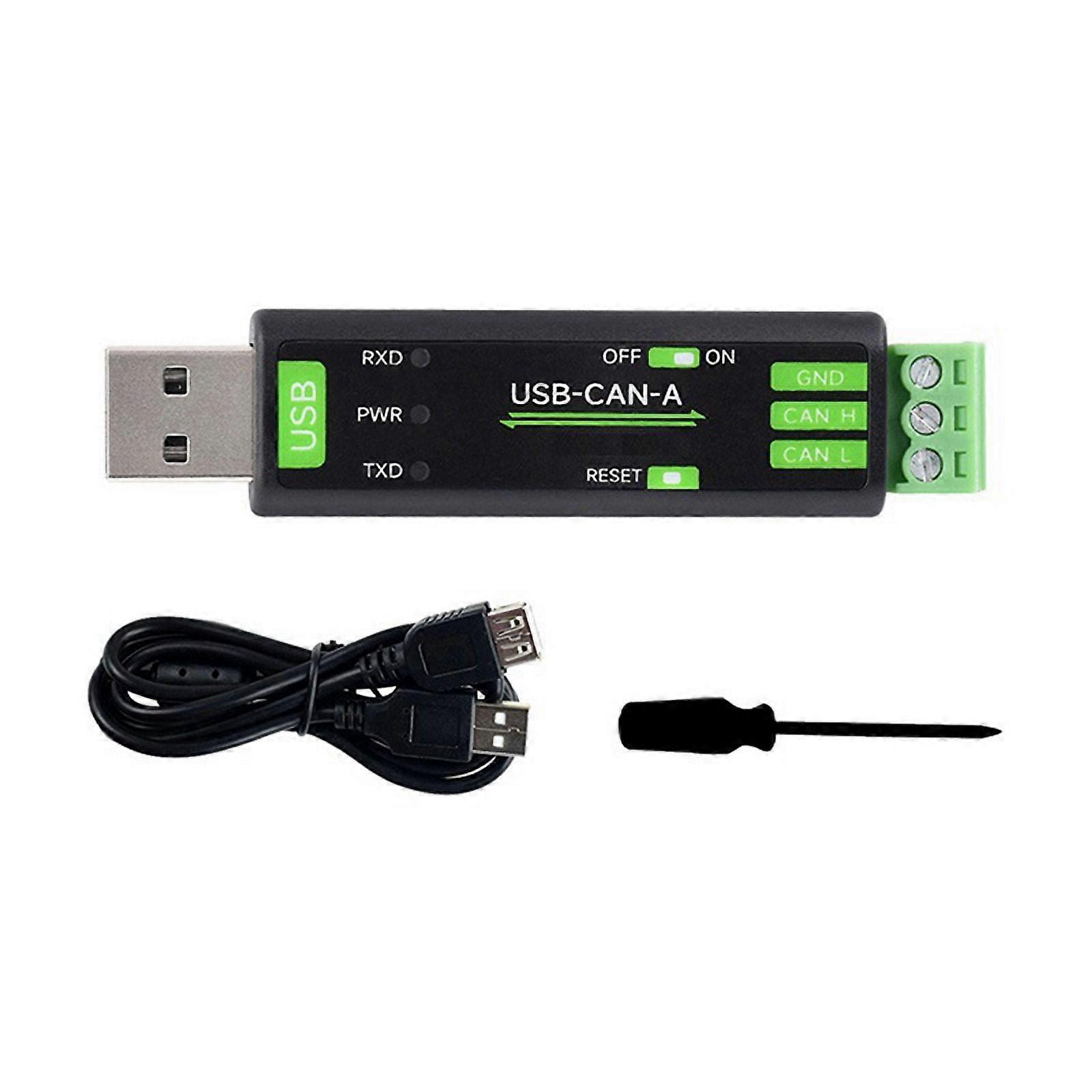 USB to CAN Adapter Model A, STM32 Chip Solution, Multiple Working Modes, Multi-System Compatible