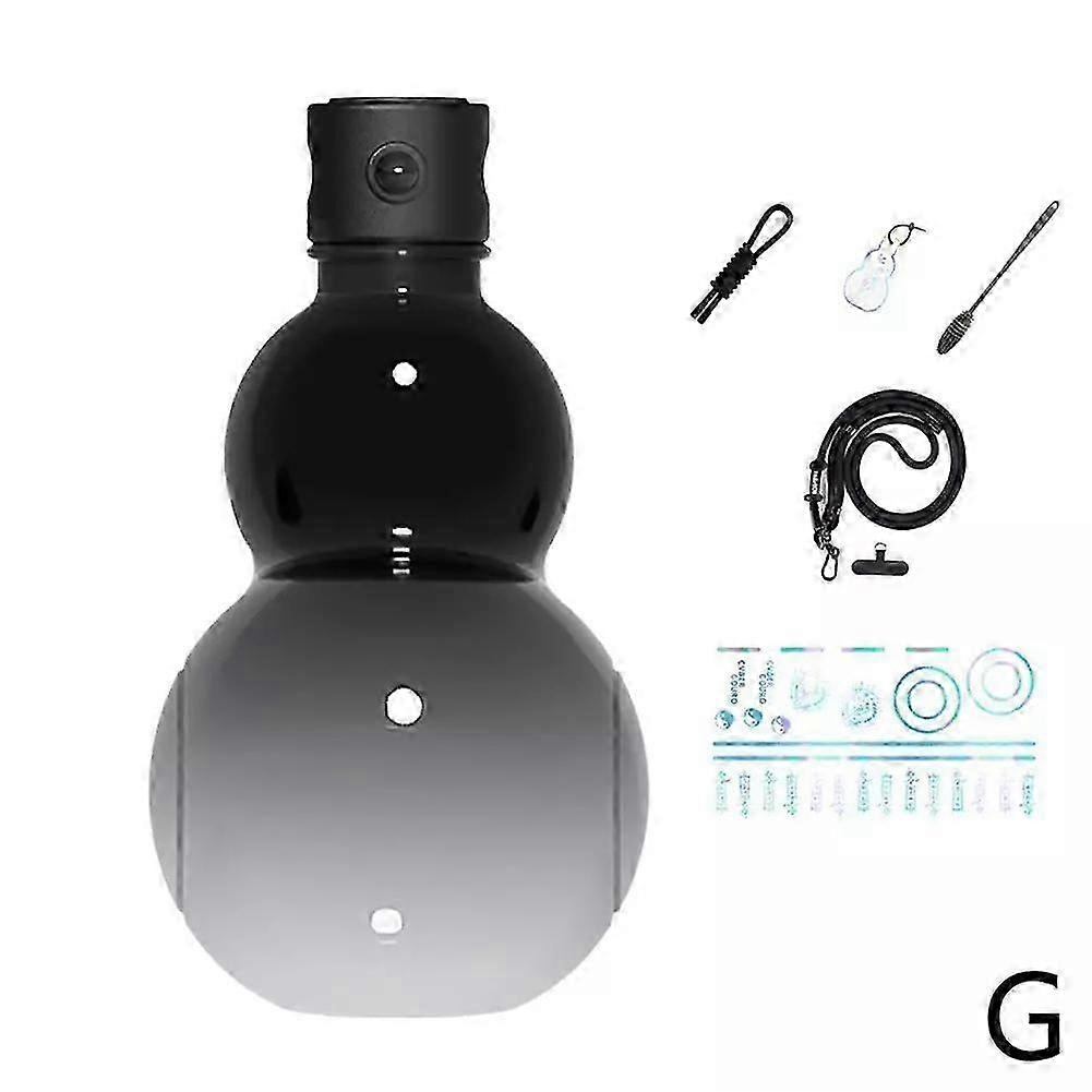 Gourd Water Bottle,Gourd Style Clear Tritan Water Bottle Reusable Water Flask