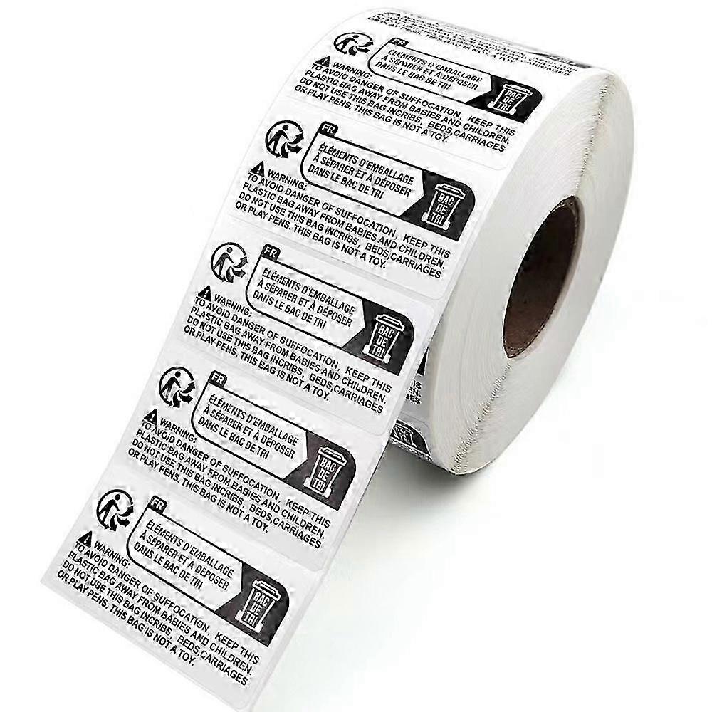 25-26 1 Roll Packaging Label Stickers Garbage Recycling Stickers Recycling Stickers Garbage Stickers Classification Stickers Recycling Sign Stickers