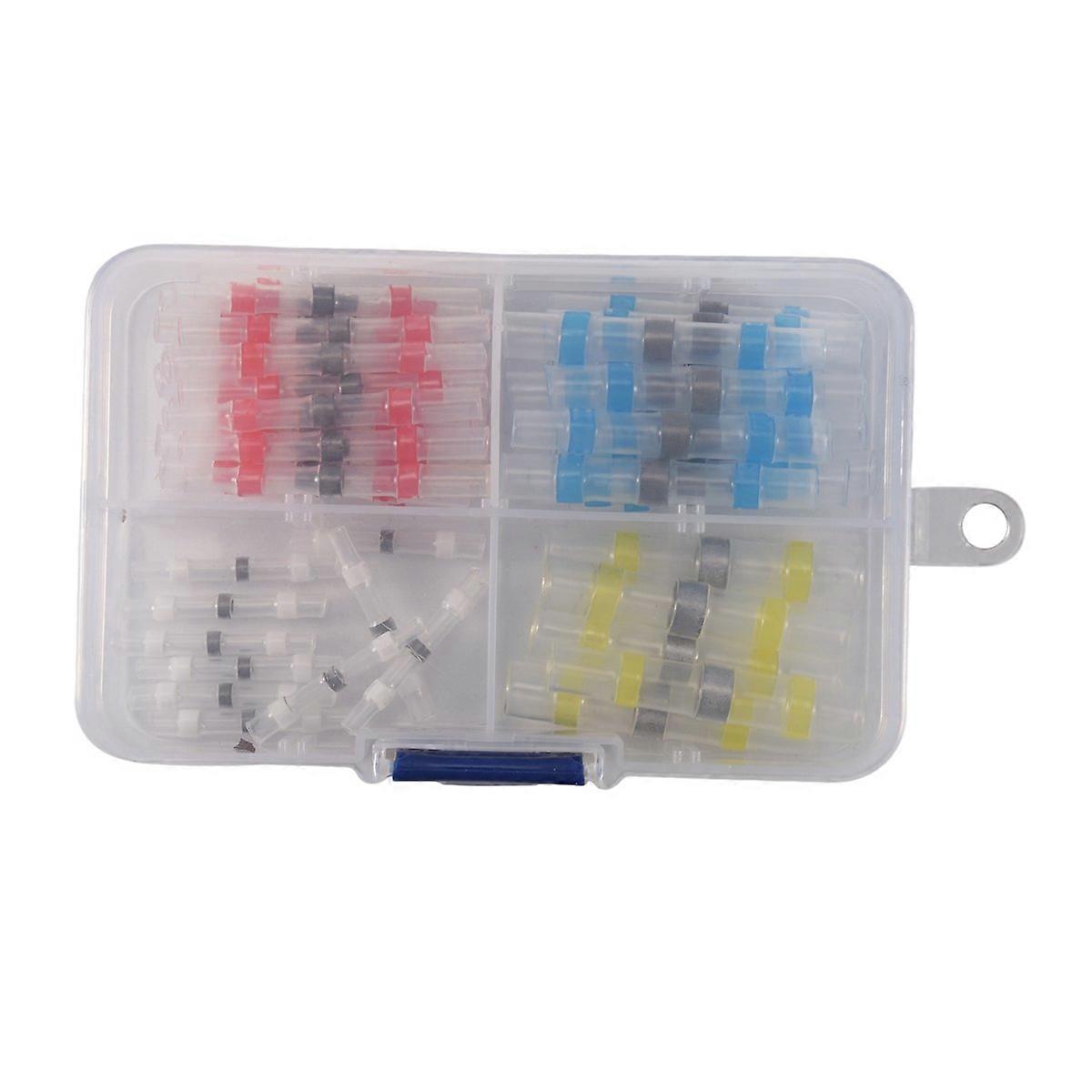 50Pcs Connector Heat Shrink Sordering Terminals Electronic Cable Kit