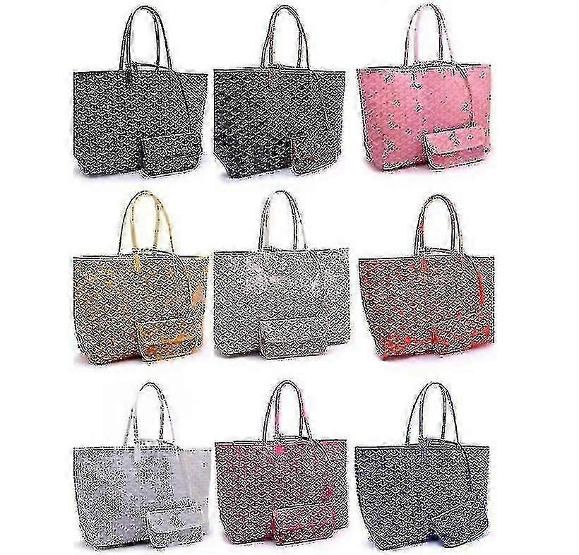 Mommy Tote Bag Large Capacity PVC Material Printed Horizontal Square Soft Handle