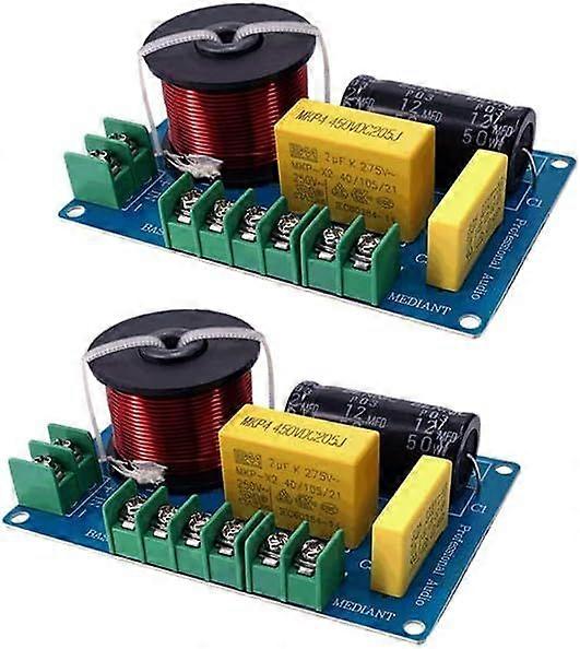 200W Tweeter Mid Bass 3 Way Crossover Board Intersect Point 860Hz 6000Hz