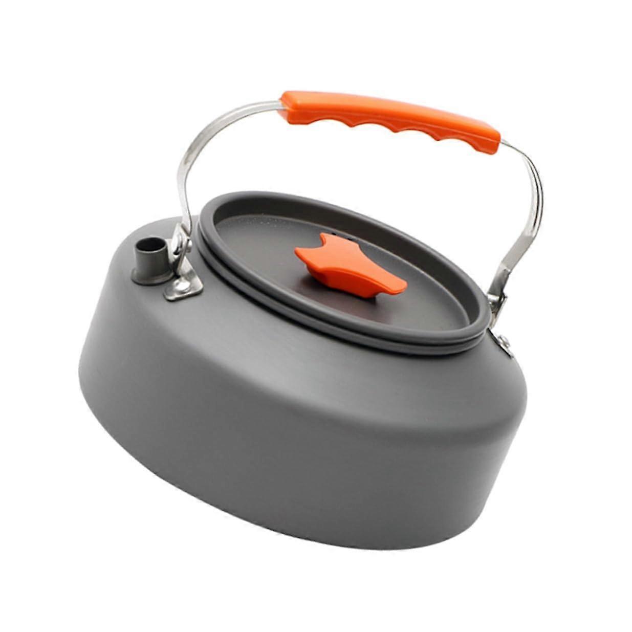 Portable Outdoor Tea Pot With HeatResistant Handle, Lightweight Camping Kettle For Boiling, Easy To Clean And Carry