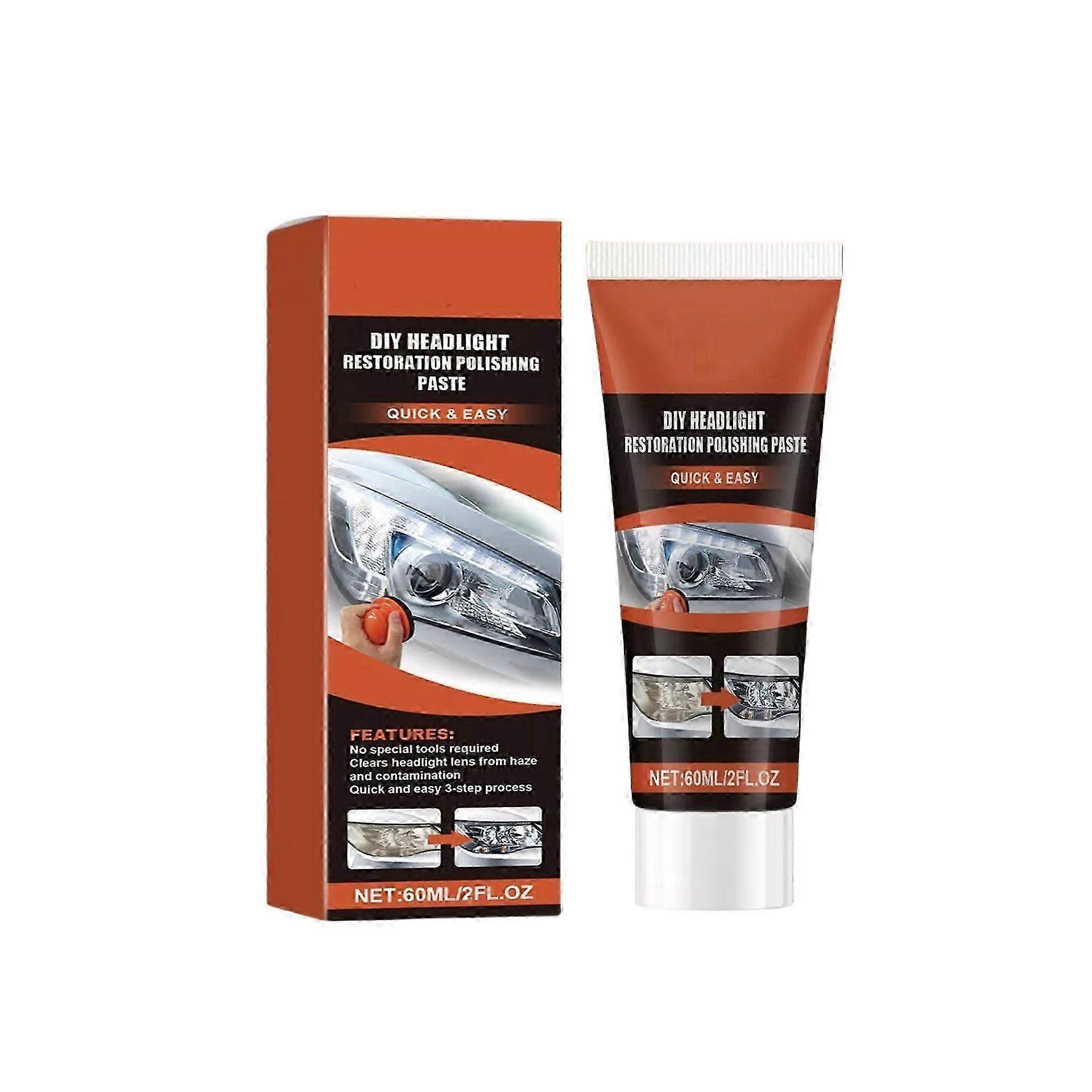 משחזר פנסים מעולה לרכב, ערכת שיקום פנסים, מנקה פנסים ומשחזר