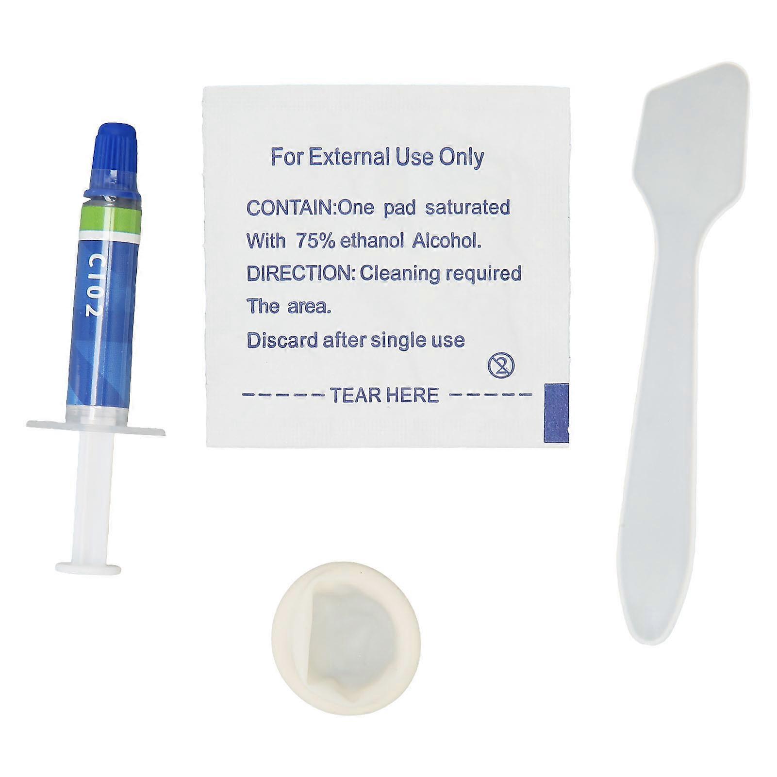 5Pcs Thermal Paste 4.55W/m.k Metal Free Safe Strong Adhesion Thermal Conductive Grease for CPU GPU Chipset Printer 0.5ml, 0.04oz 