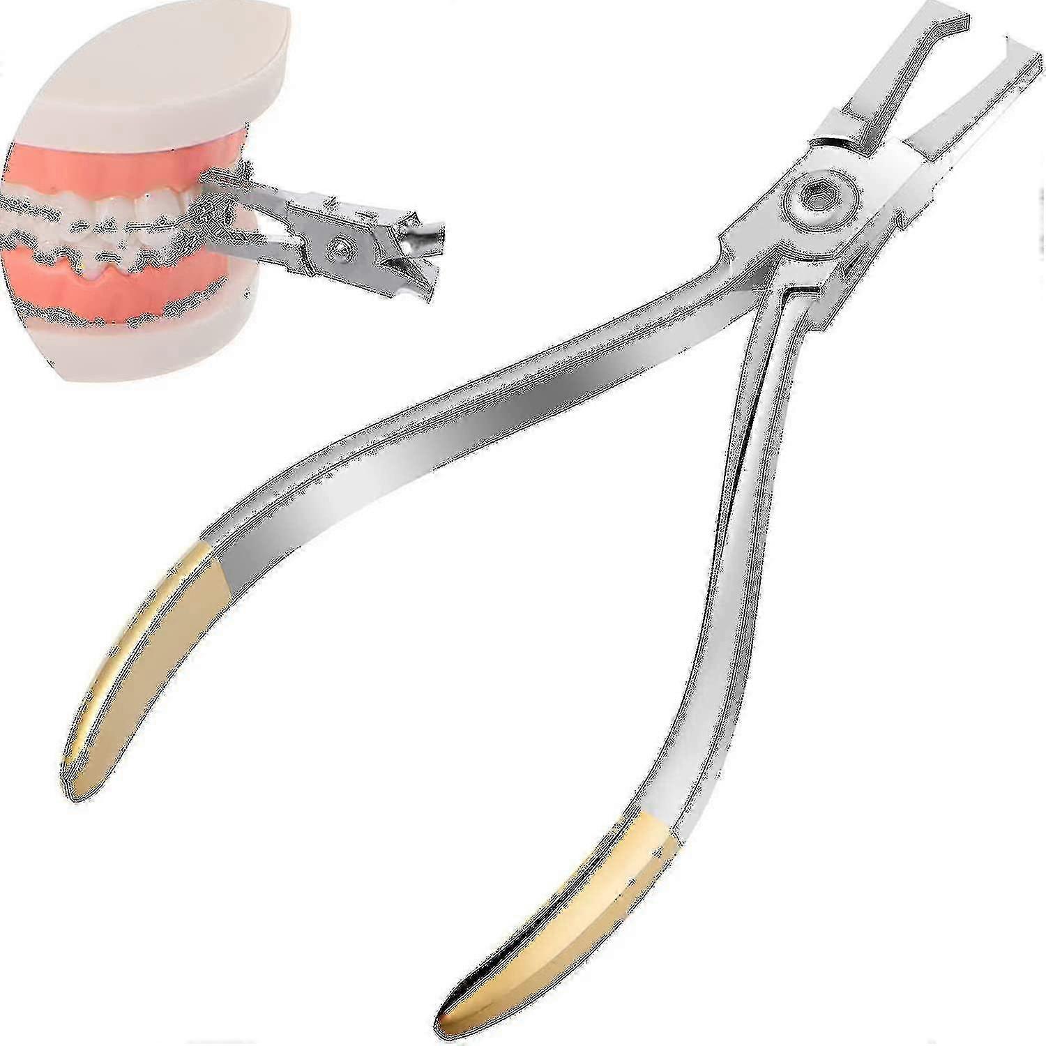 Kit de pinces pour retirer les brackets orthodontiques en acier inoxydable, ensemble d'outils de préhension et d'extraction pour brackets dentaires