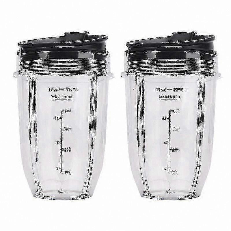 Blender Cups 18oz Replacement Set for Auto IQ Models (2 Pack)