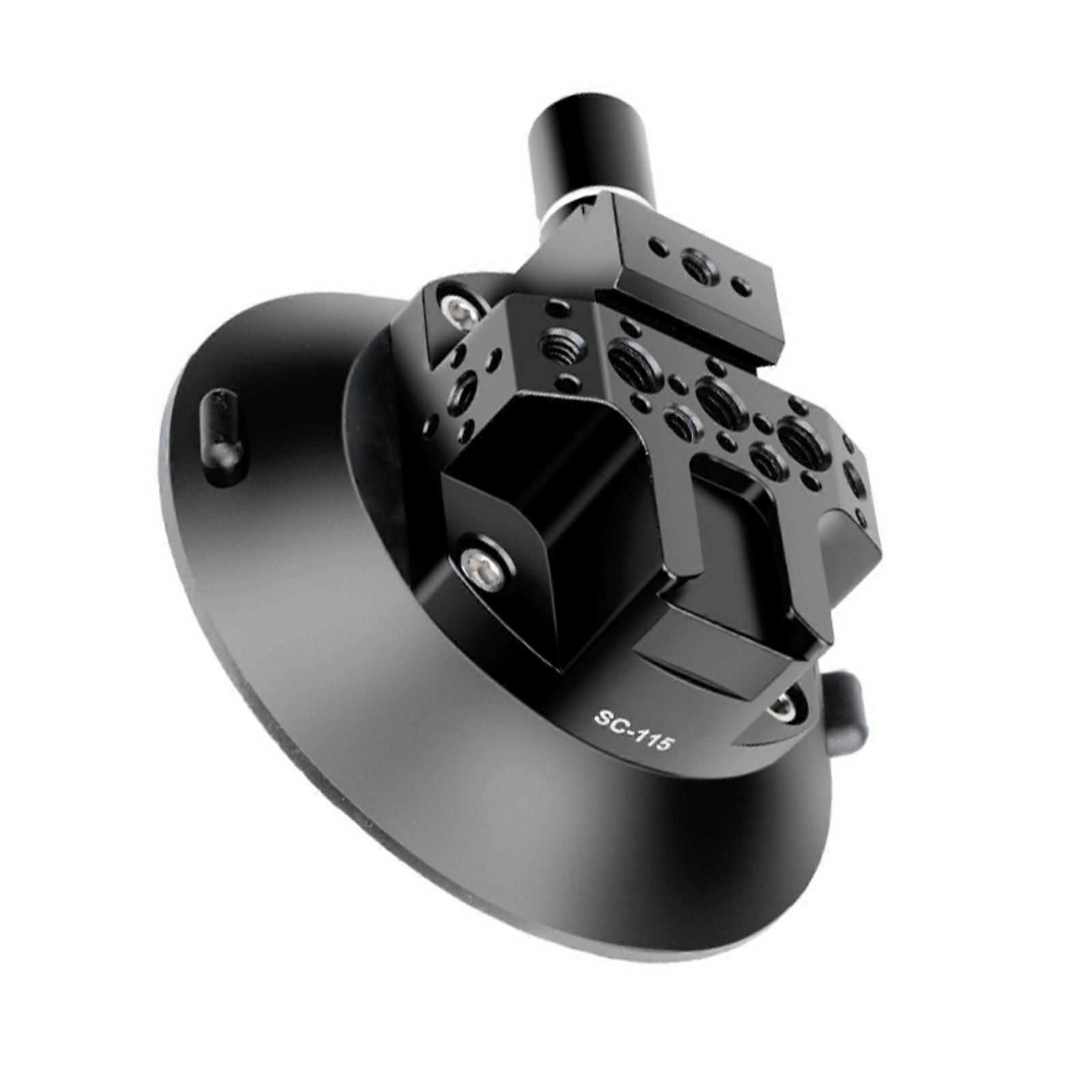 117mm Large Suction Cup Vacuum Suction Camera Holder Secure Attachment for Flat Surfaces Multiple Expansion Port Multicolor