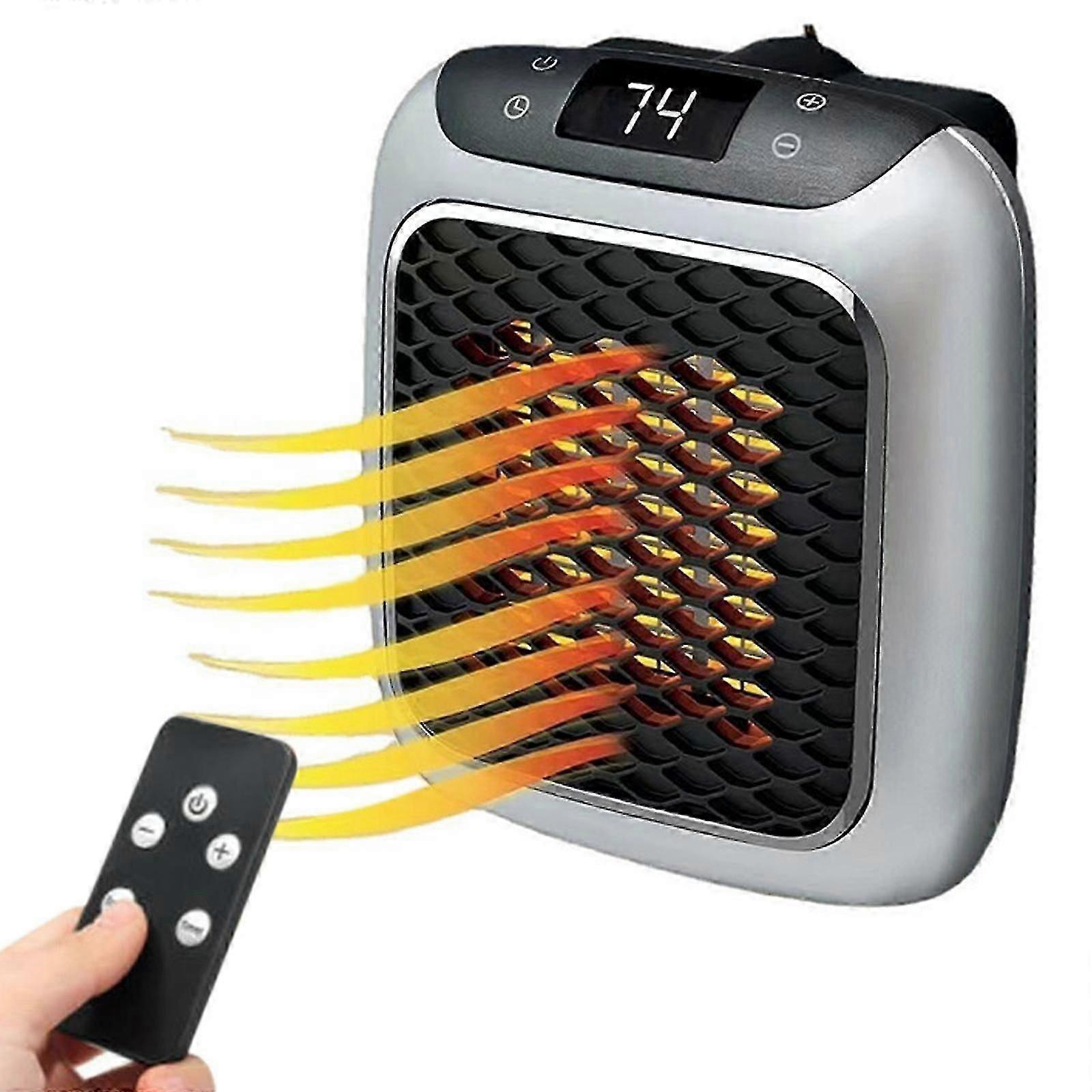 800W Smart Fan Heater with Thermostat and Remote Control for Efficient Heating