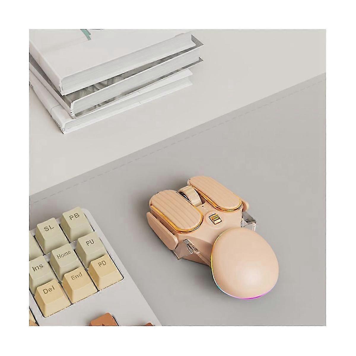 Bluetooth 2.4g Wireless Mouse Rechargeable Type-c Dual Mode Silent Mice Usb Optical Gaming Mouse Fo