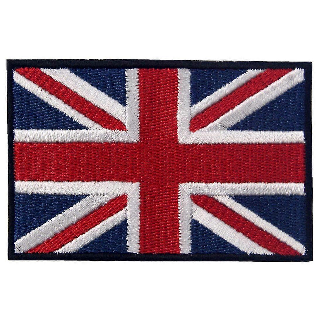 Embroidered Patch Iron On Sew On Backing England Flag  Britain Patch