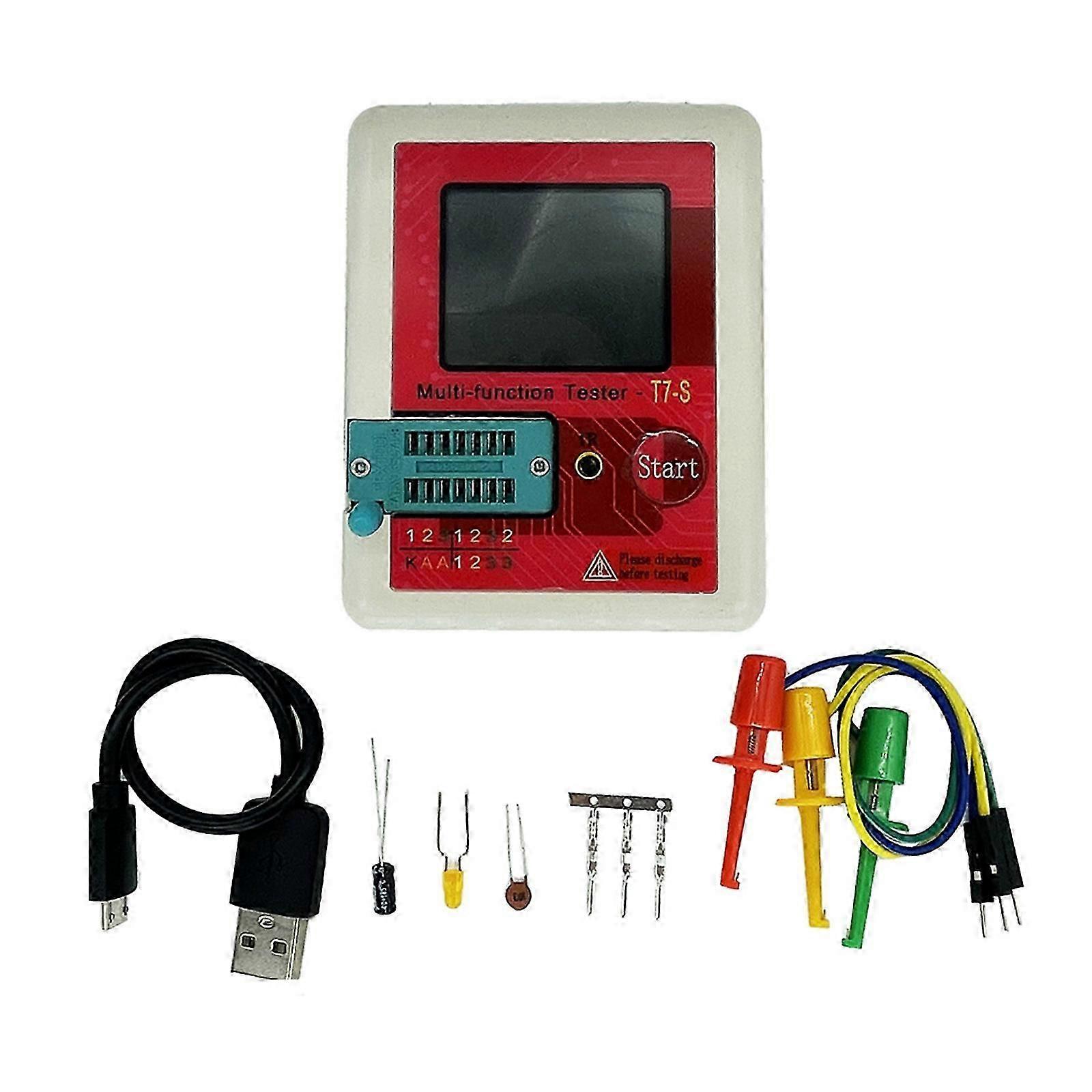 Transistors Tester, Multifunctional Inductance Capacitance Resistance Electronic Meter compatible NPN Myi