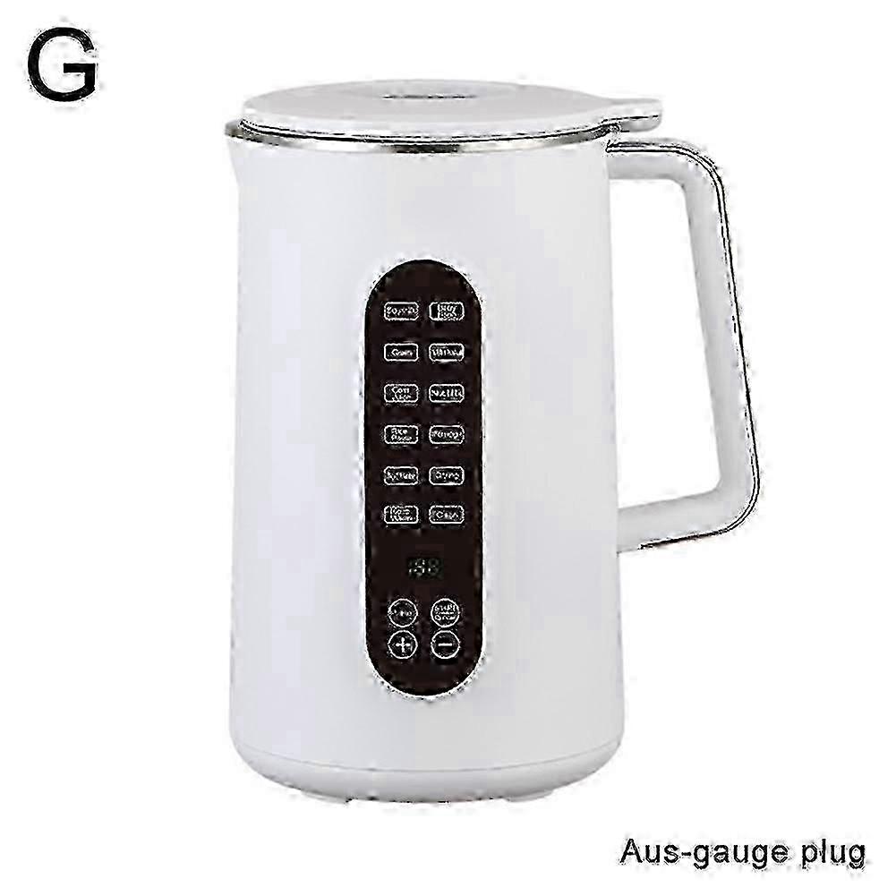 110V 220V 1.2-liter soy milk maker, no-soaking beans, automatic cleaning, soy milk maker for home use, low noise, blender for breaking down ingredient