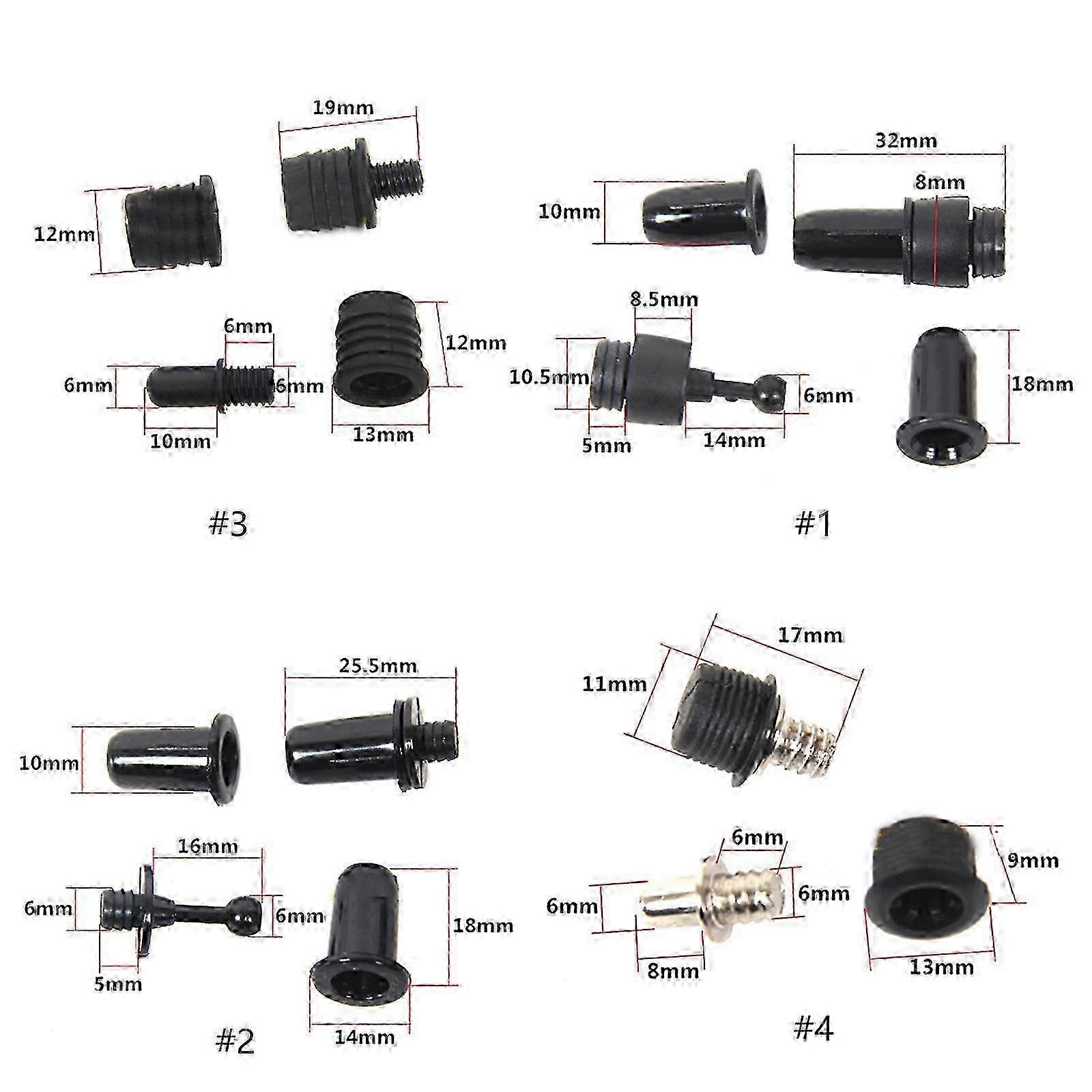 10 Packs Speaker Grill Guides Plastic Ball and Socket Type Speaker Grill Peg Kit Audio Speaker Buckles Ball for Speaker