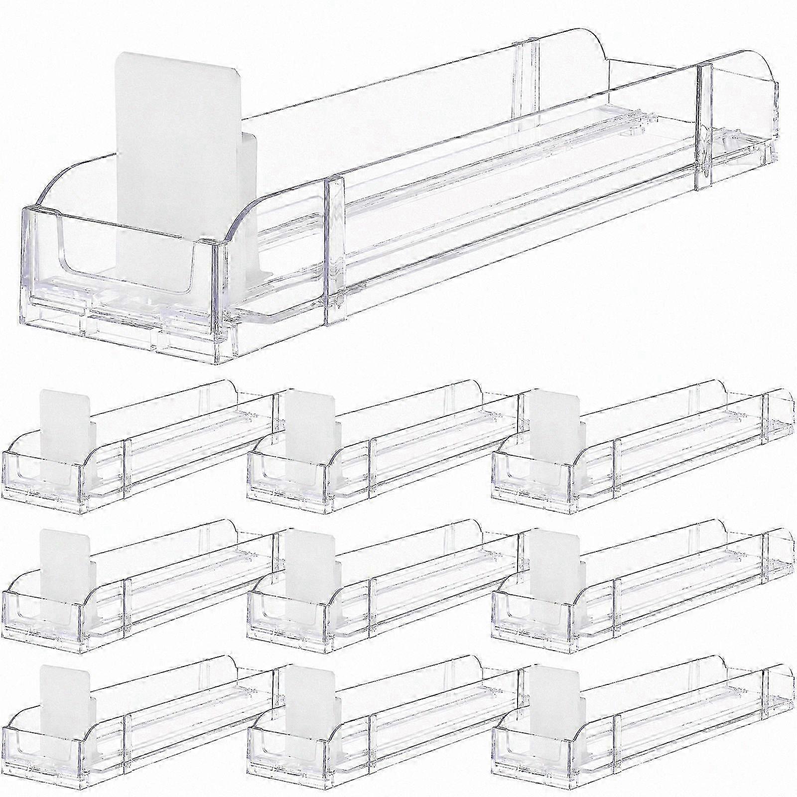 10-Pack Acrylic Automatic Push Cigarette Display Racks Holder Showcase Edition 1107