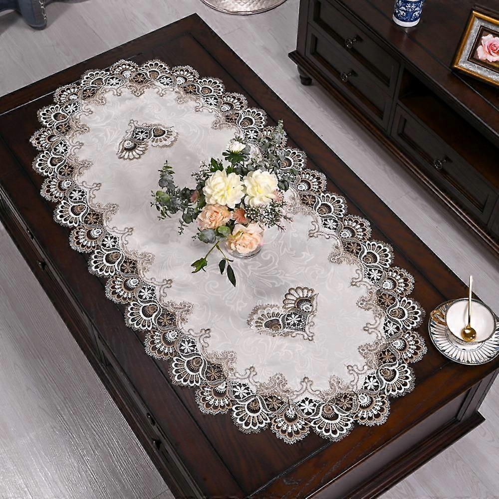 Dacron Dining Table Runner European Tablecloth Elegant Table Placemat  Home