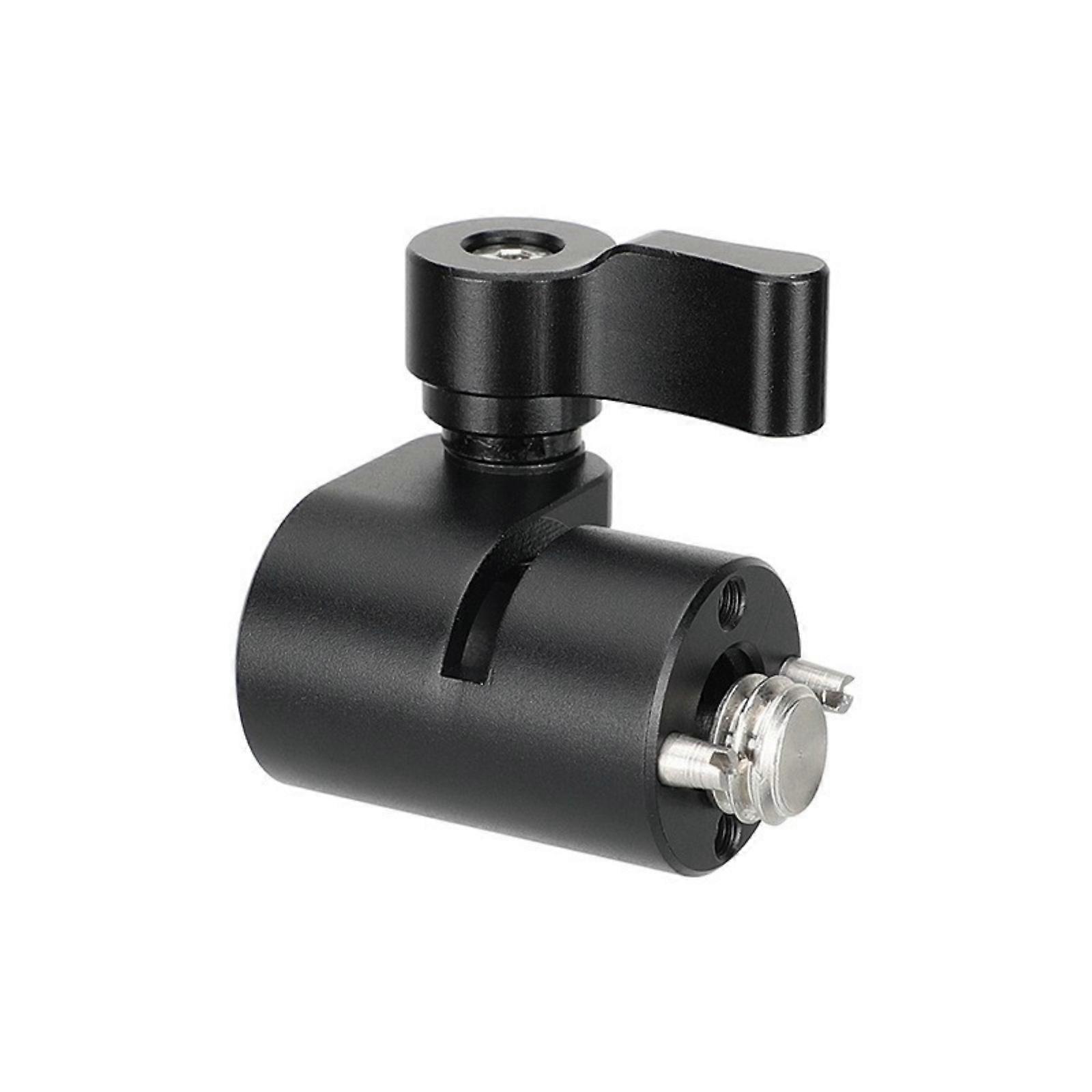 Single 15mm Rod Clamp Adapter With 3/8inch 16 Mounting Screws For DSLR Camera Monitors Microphone Accessories Multicolor