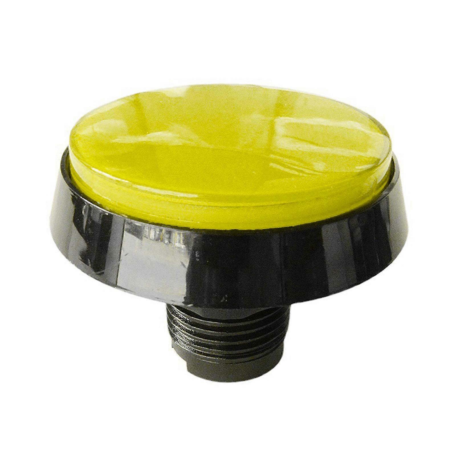 60mm Flat Microswitch Mount Push Button High Sensitivity Fit for Game Console Supplies Electronics and Machinery Control  Yellow