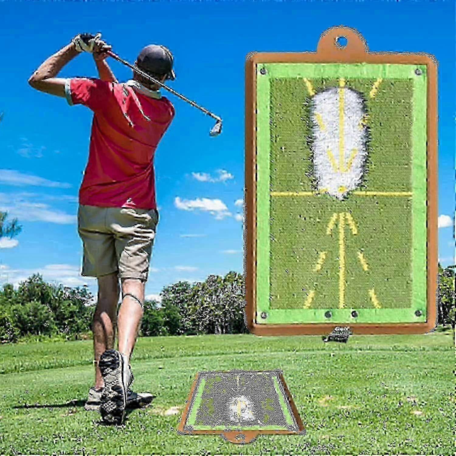 Premium Golf Training Mat for Swing Detection & Path Feedback, Golf Impact Practice Mat