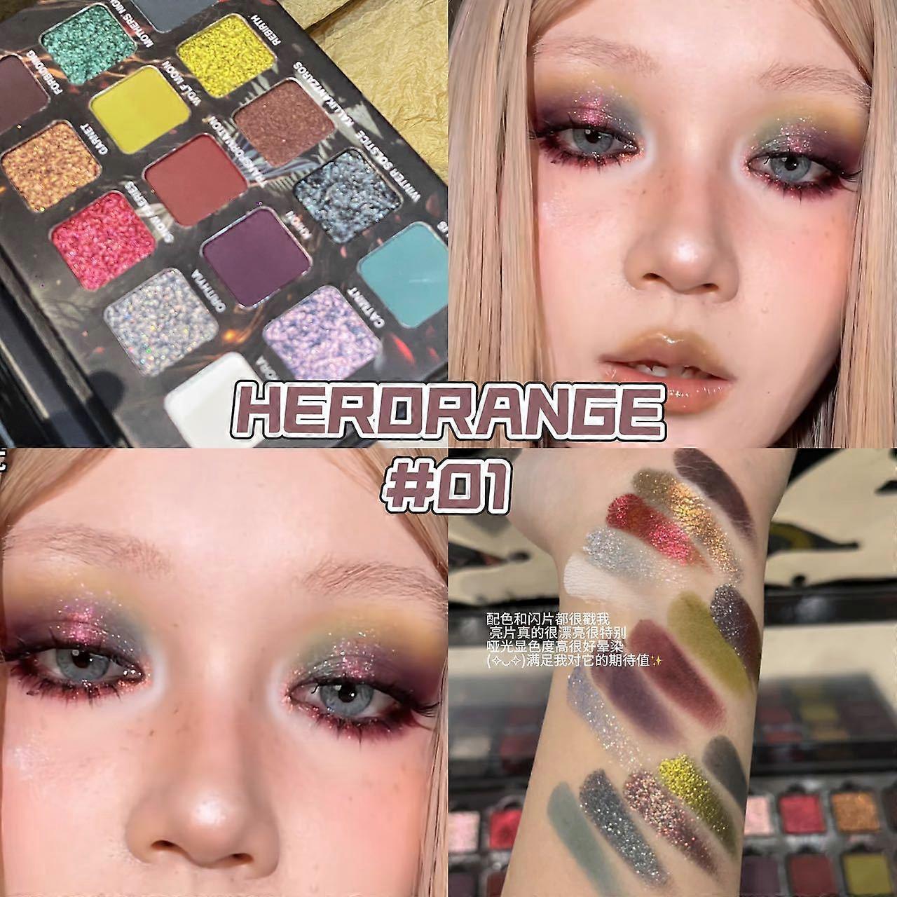 Underground Color Series 15-Color Eyeshadow Palette with Shimmering & Matte Finishes, Vintage Cement Palette Eyeshadows