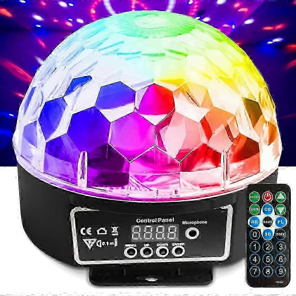 25-26 Disco Ball LED DMX & Sound Controlled RGB DJ Party Light for Party