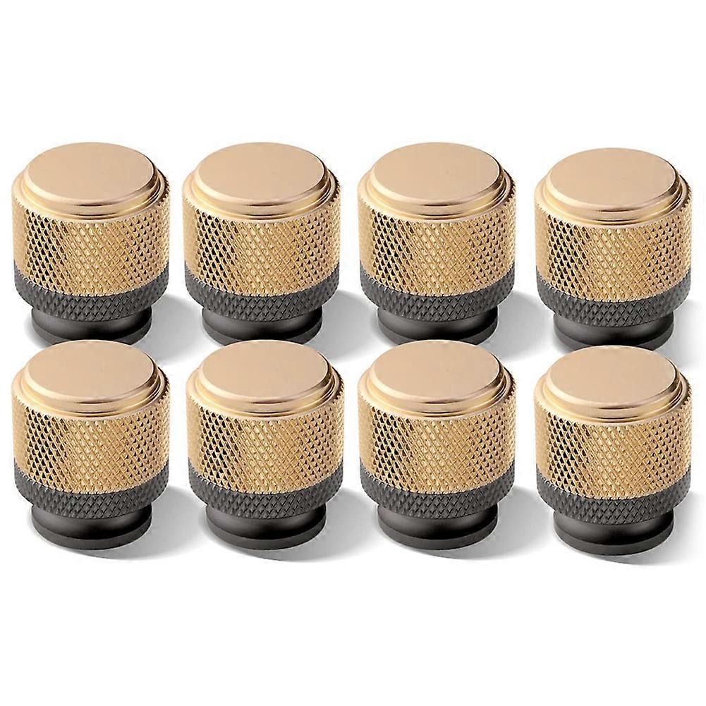8 Pcs Knurled Cabinet Knobs Kitchen Drawer Knobs Knobs Handles Bathroom Cabinet Door Knobs Decorative Pull Knobs