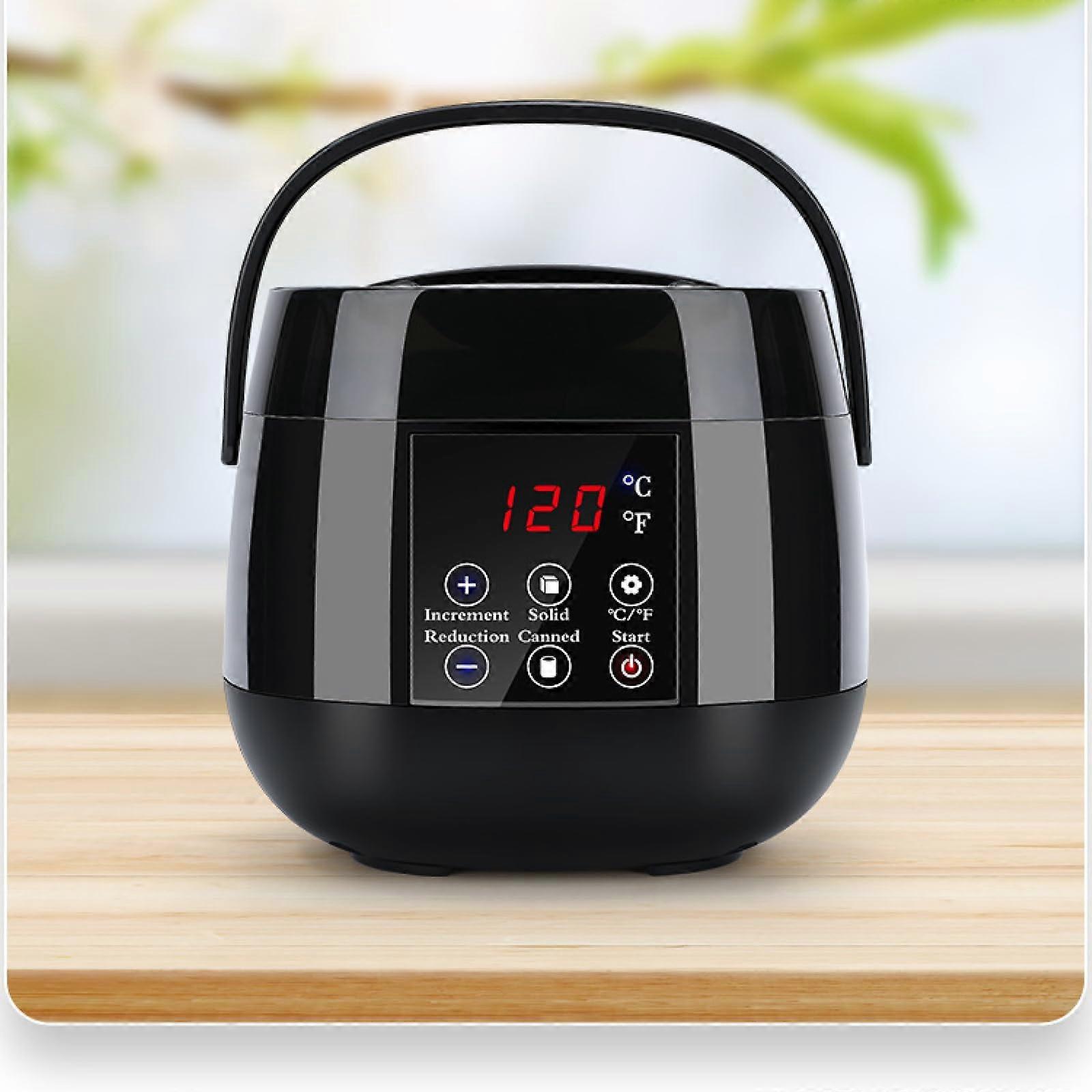 Electric Wax Melting Pot with Adjustable Temperature, 360° Heating for Candle Making and Aromatherapy Wax Beans