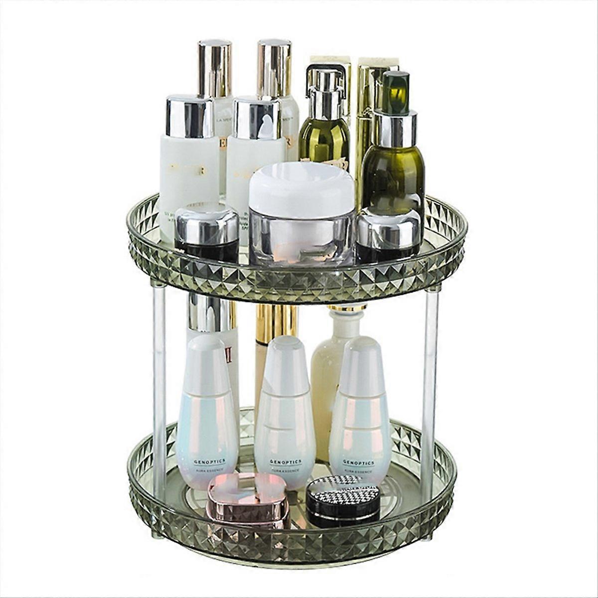 Rotating Cosmetic Storage Box Makeup Organizer Rack S A