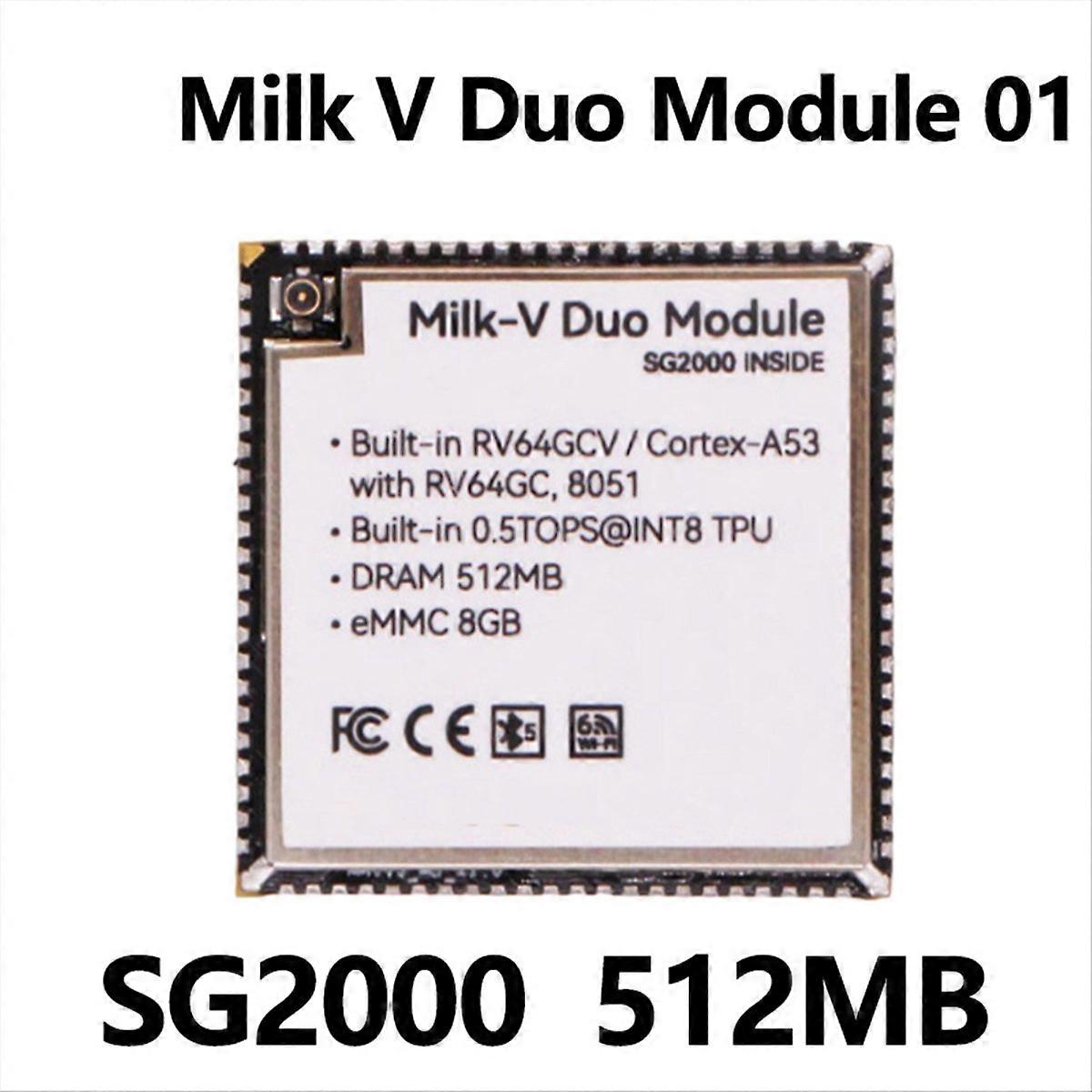 Milk-V Duo Core Module RISC-V 512MB with EMMC,WIFI and Bluetooth