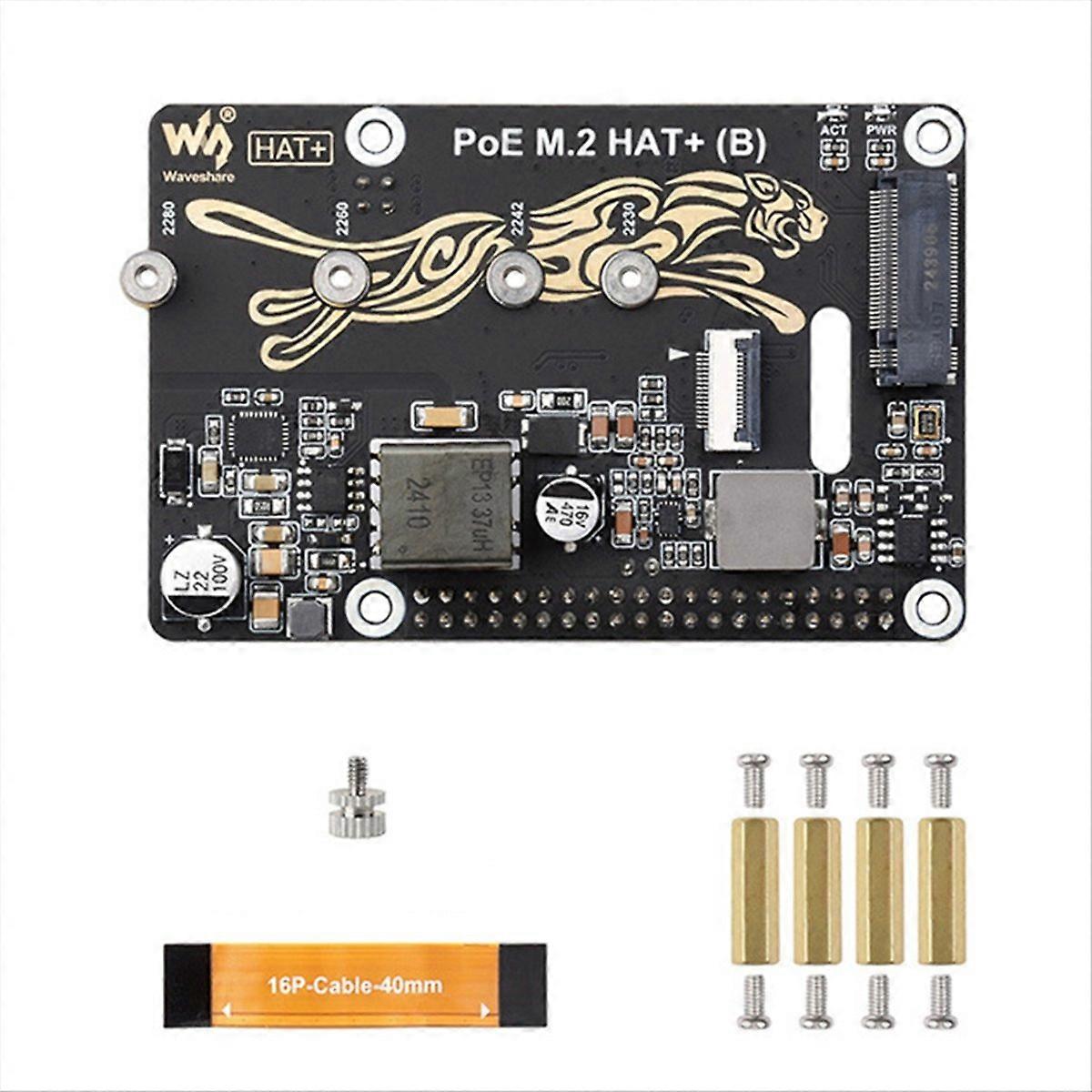  for 5 PCIe to M.2 with PoE Expansion Board