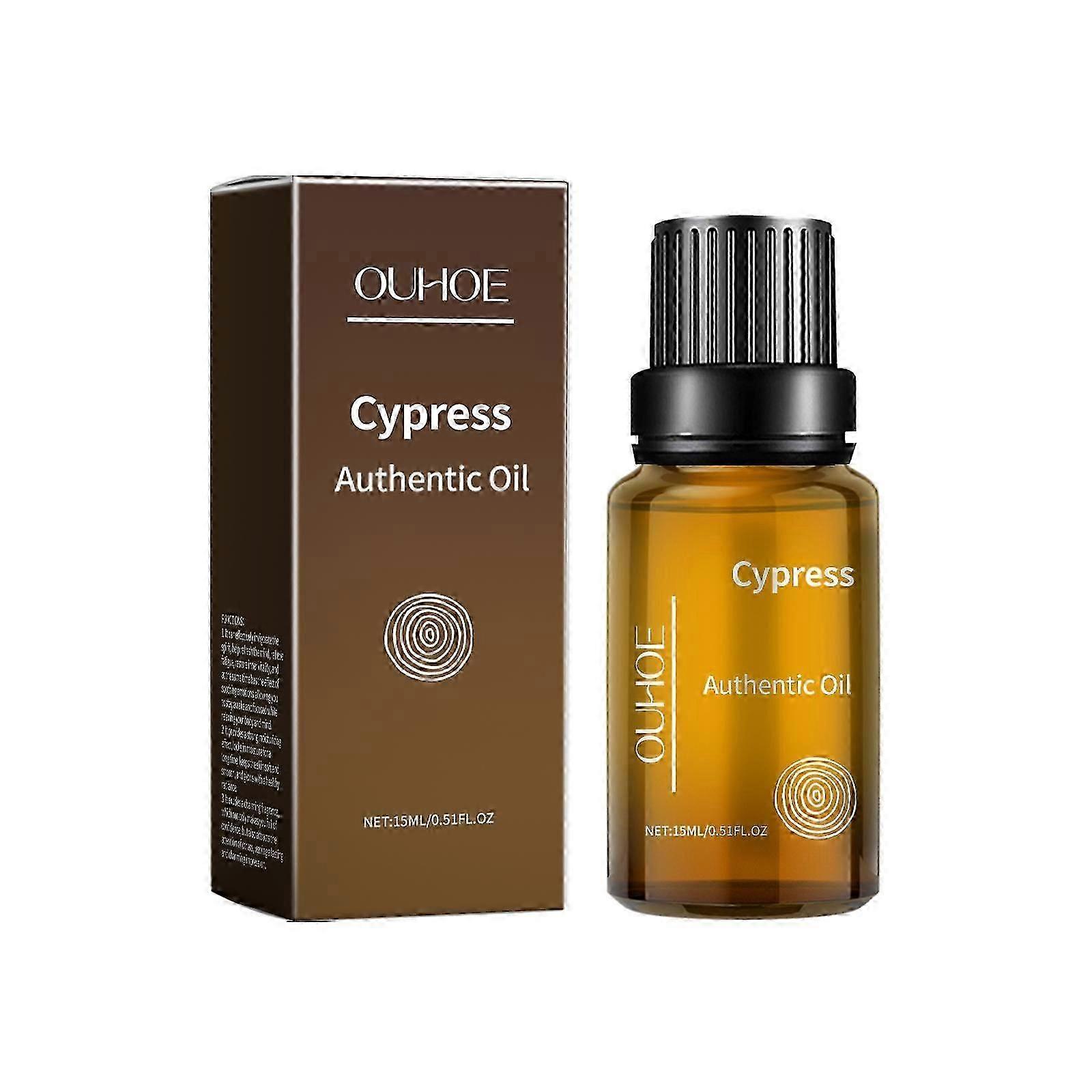 cypress essential oil contains peppermint extract, vitamin E (tocopherol)