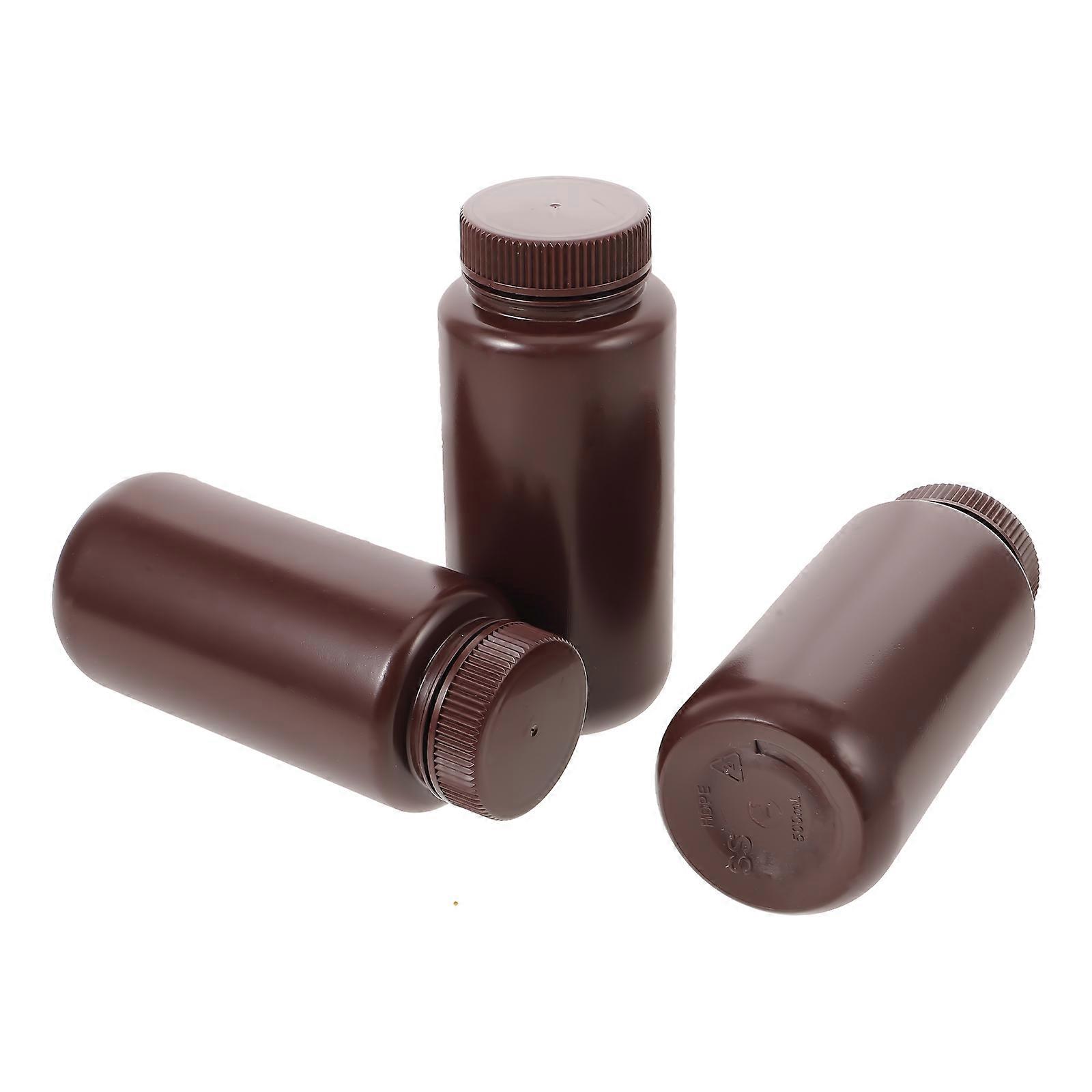 Plastic Medicine Bottles Sample Bottles 9Pcs for Secure Storage Use