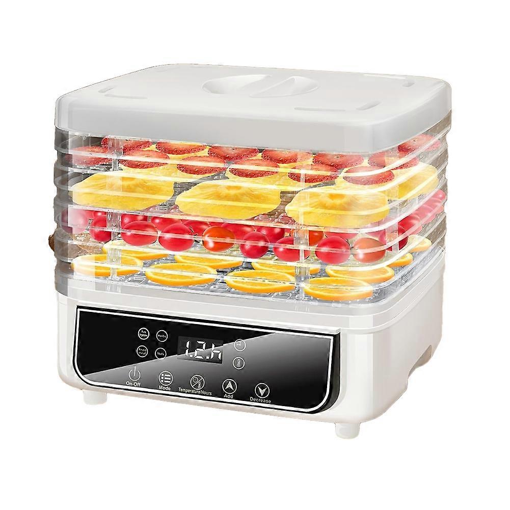 Dehydrator, Dehydrator with 5 Compartments, Food Dehydrator with 72H Timer, Food Dehydrator for Fruits Eu Plug