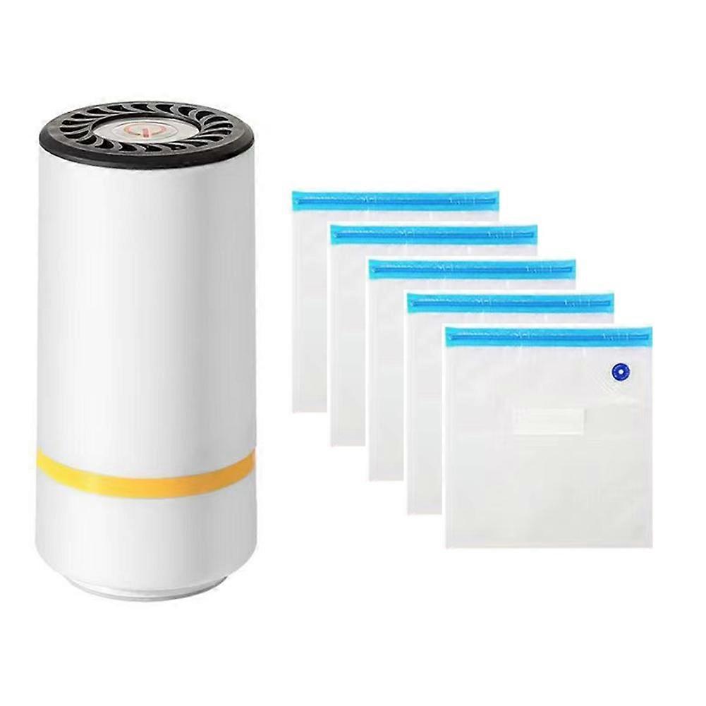 USB Rechargeable Electric Air Pump with Filament Vacuum Storage Bag - Quick,One-Key Operation for Efficient Space Saving