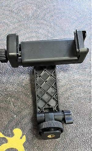 360 Degree Rotation Phone Holder Vertical Horizontal Shooting Phone Bracket Clip with Cold Shoe for Iphone Camera Tripod Monopod