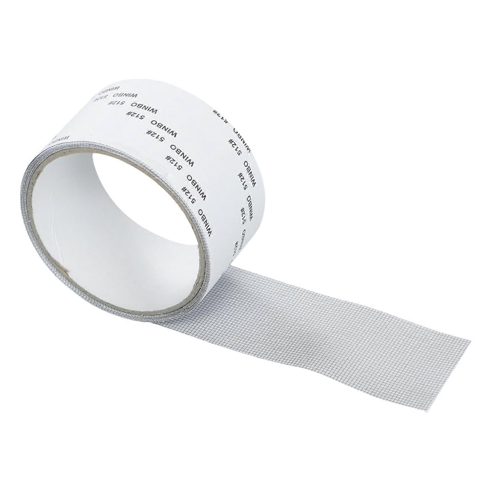 Window Screen  Tape and Screen Door Patch Kit, Weatherproof Strong Adhesive Grey 5cm x 2m