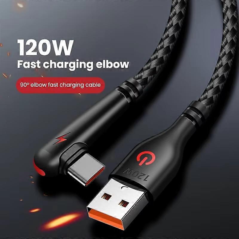 PD Fast Charging Cable 120W USB Type C Quick Charge Cord For iPhone Huawei Xiaomi Samsung 6A USB C Charger Data Cable Wire Cord