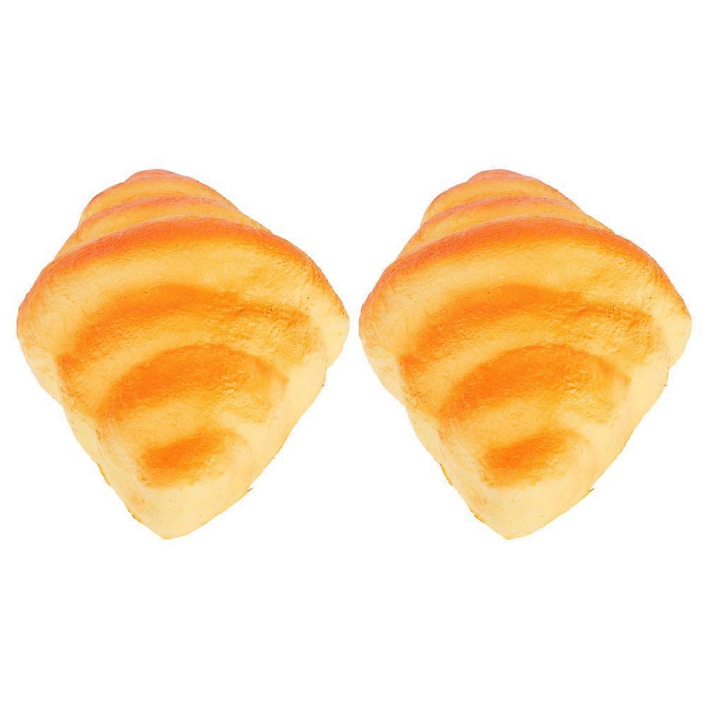 Faux Bread Display Props for Decoration 4Pcs Realistic Bread Model