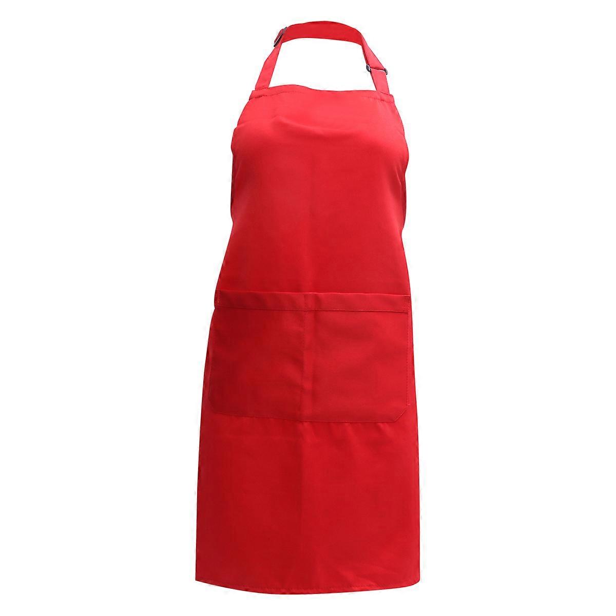 Clothes Protective Apron Practical for 2Pcs Red Hair Cutting Apron Use
