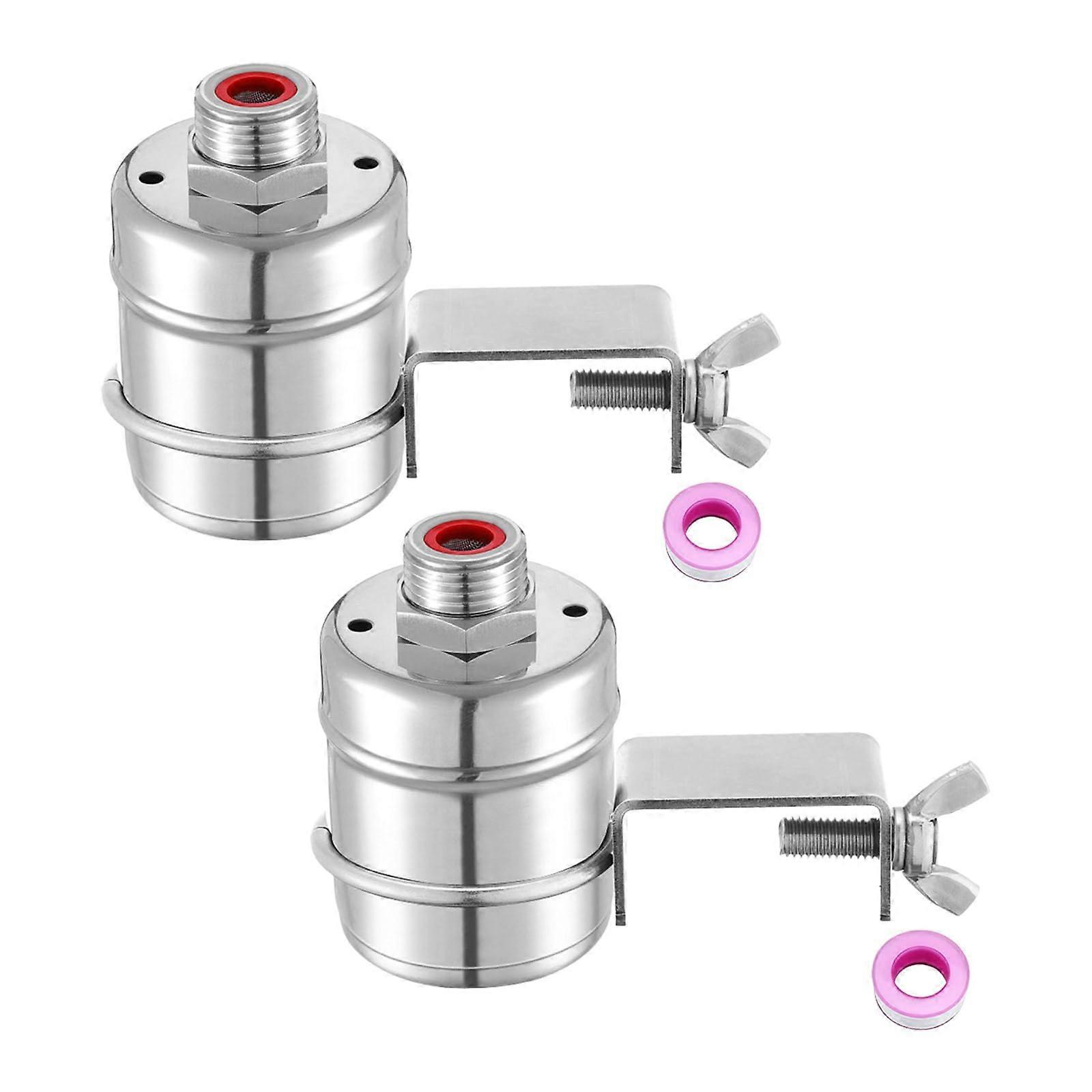 Automatic Water Level Controller with 304 Stainless Steel Float Valve for Tanks, Pools and Irrigation