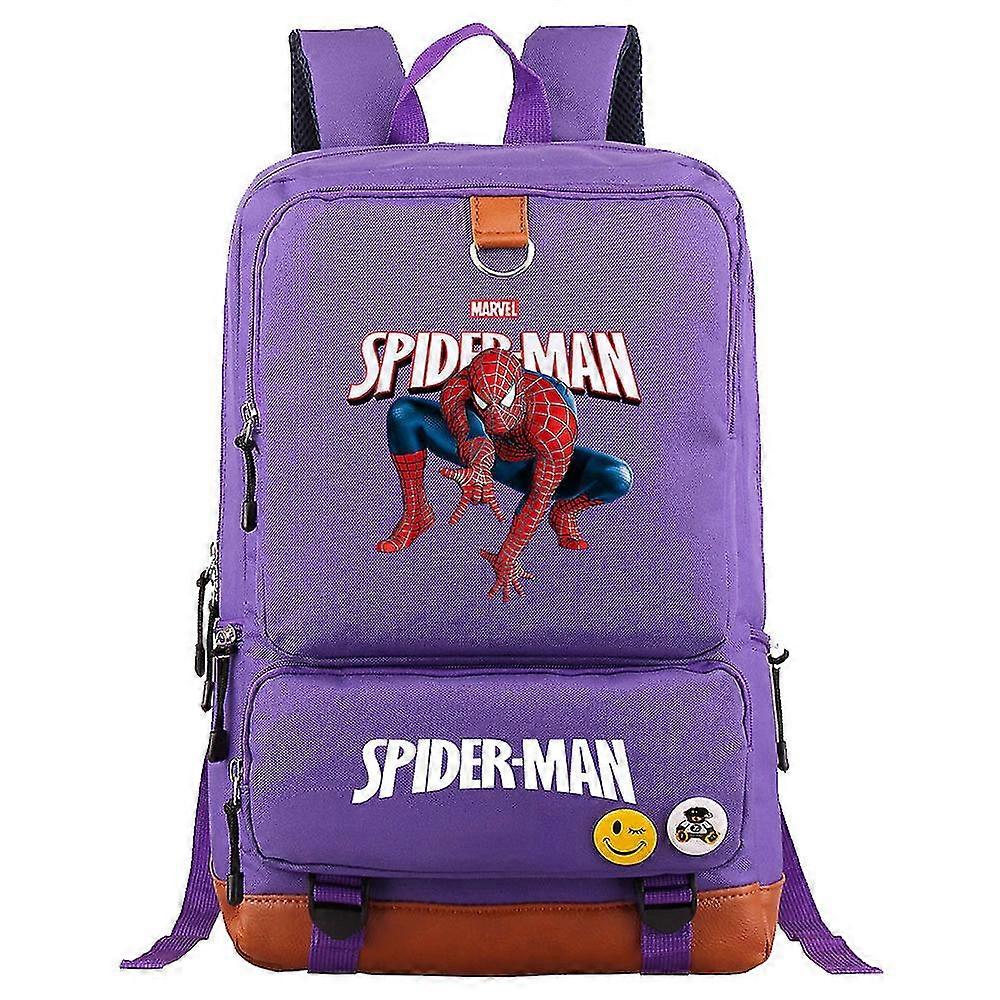 Spiderman Kids School Book Bags Women Bagpack Teenagers Men Laptop Travel Student Backpack 26s