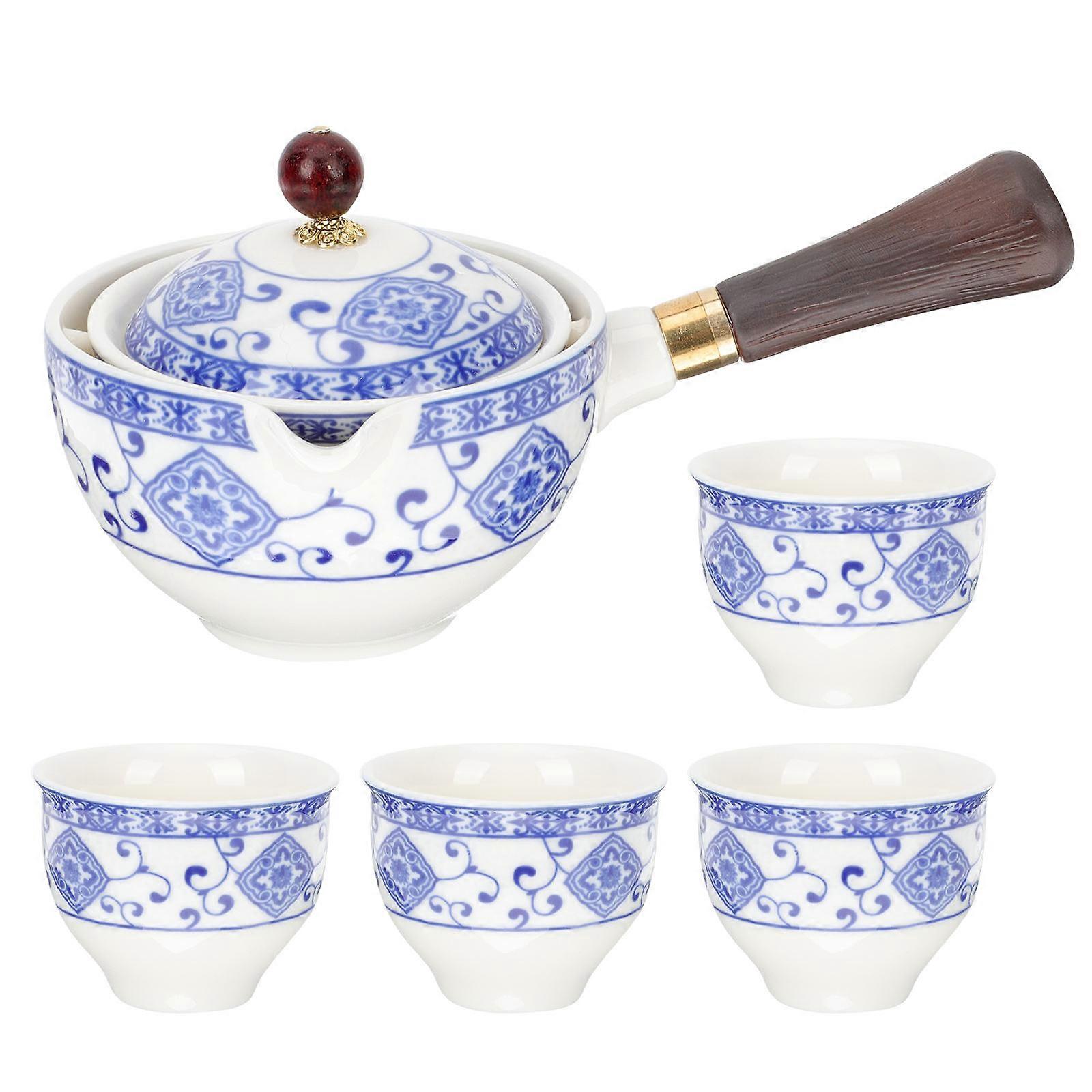 Tea Cup Set With Round Handle Ideal For Tea Lovers 1 Set