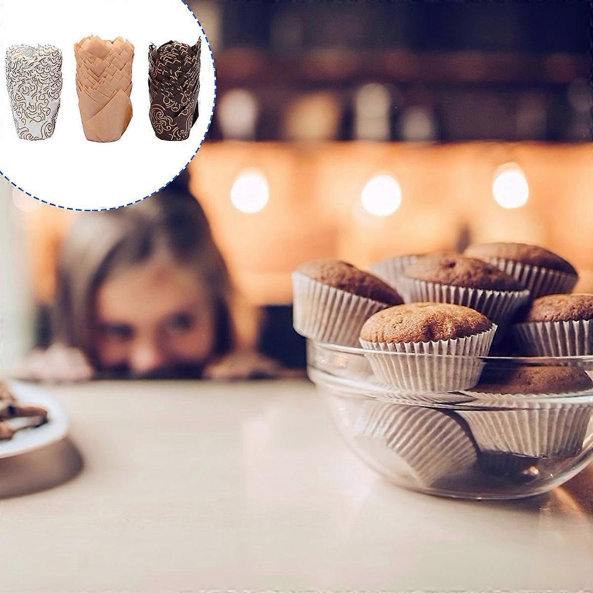 Small Cupcake Paper Cups for Dessert Use 150Pcs Creative Baking Supplies