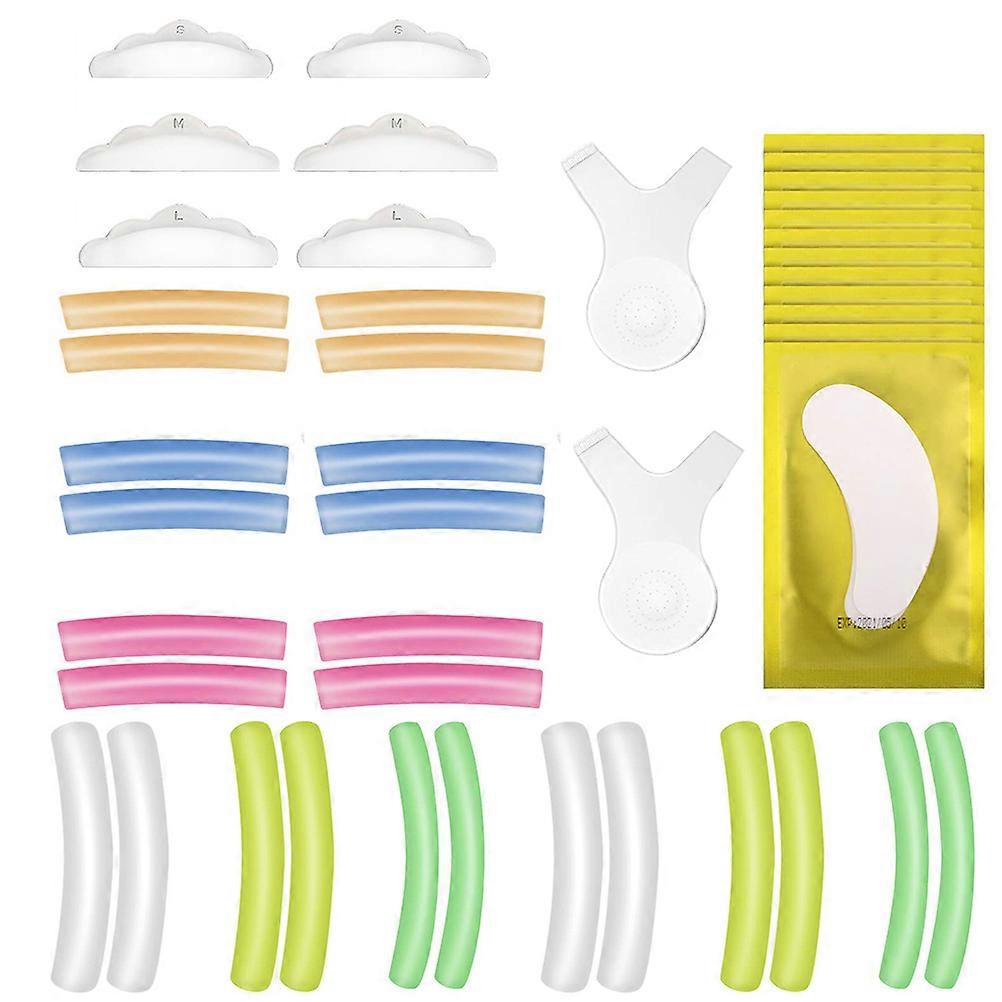 Silicone Eyelash Perming Pads for Lash Grafting 2Sets