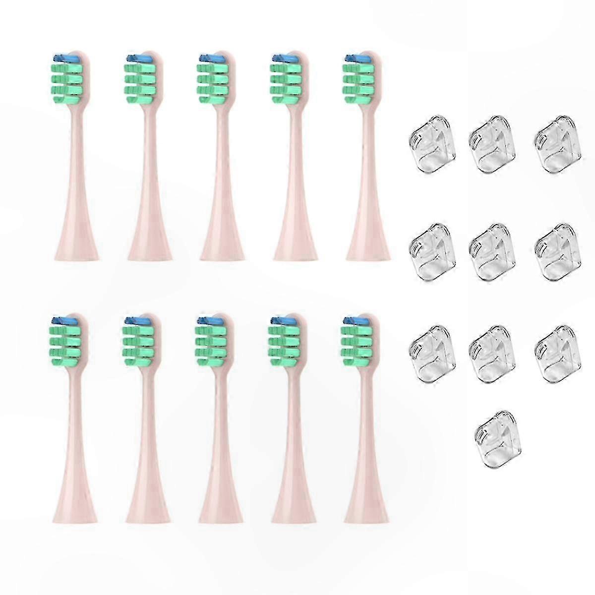 Replacement Electric Toothbrush Heads, Pink-Compatible with EW-DC01 Model