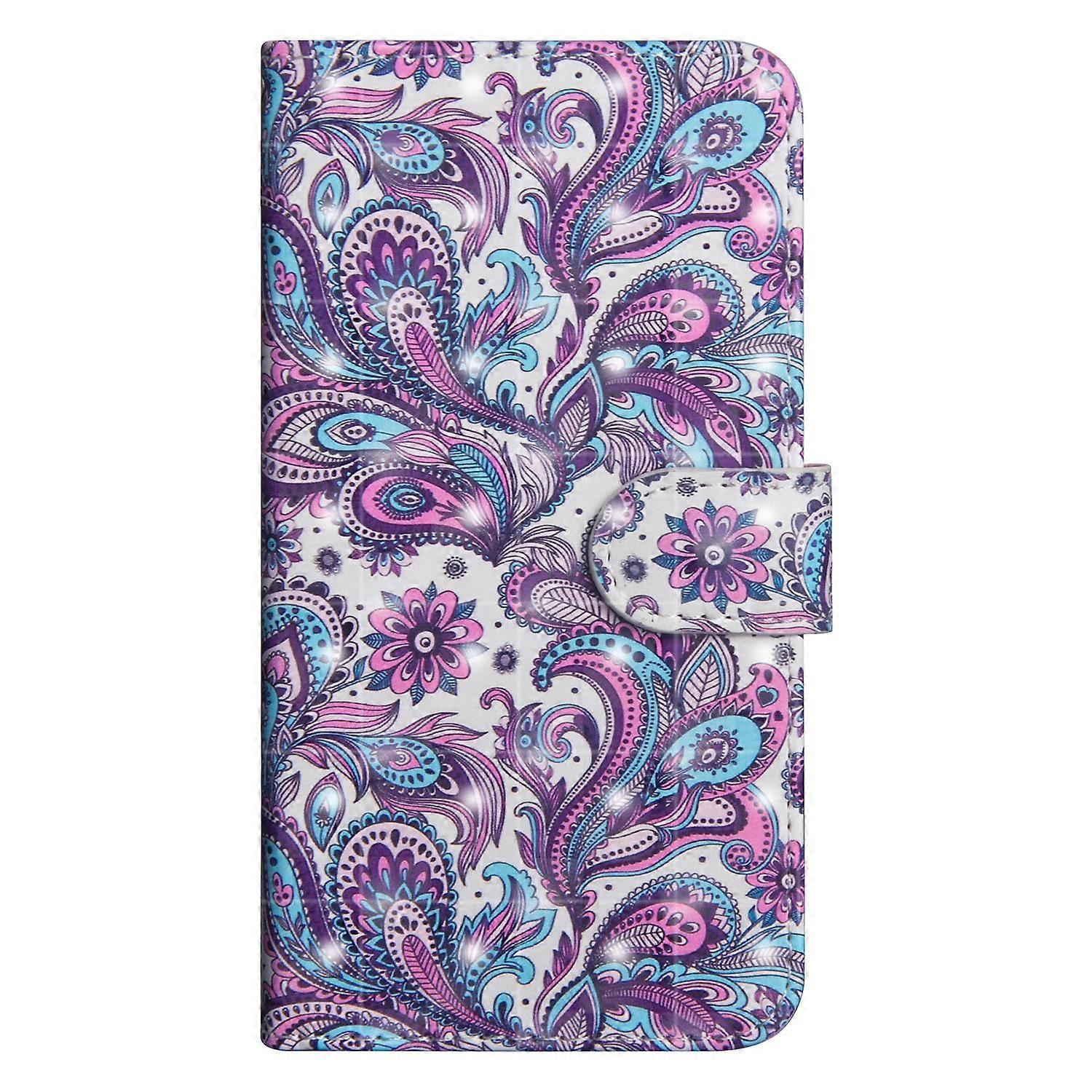 Light Spot Decor Patterned Leather Wallet Case for Xiaomi Redmi Note 7S/Note 7/Note 7 Pro (India)