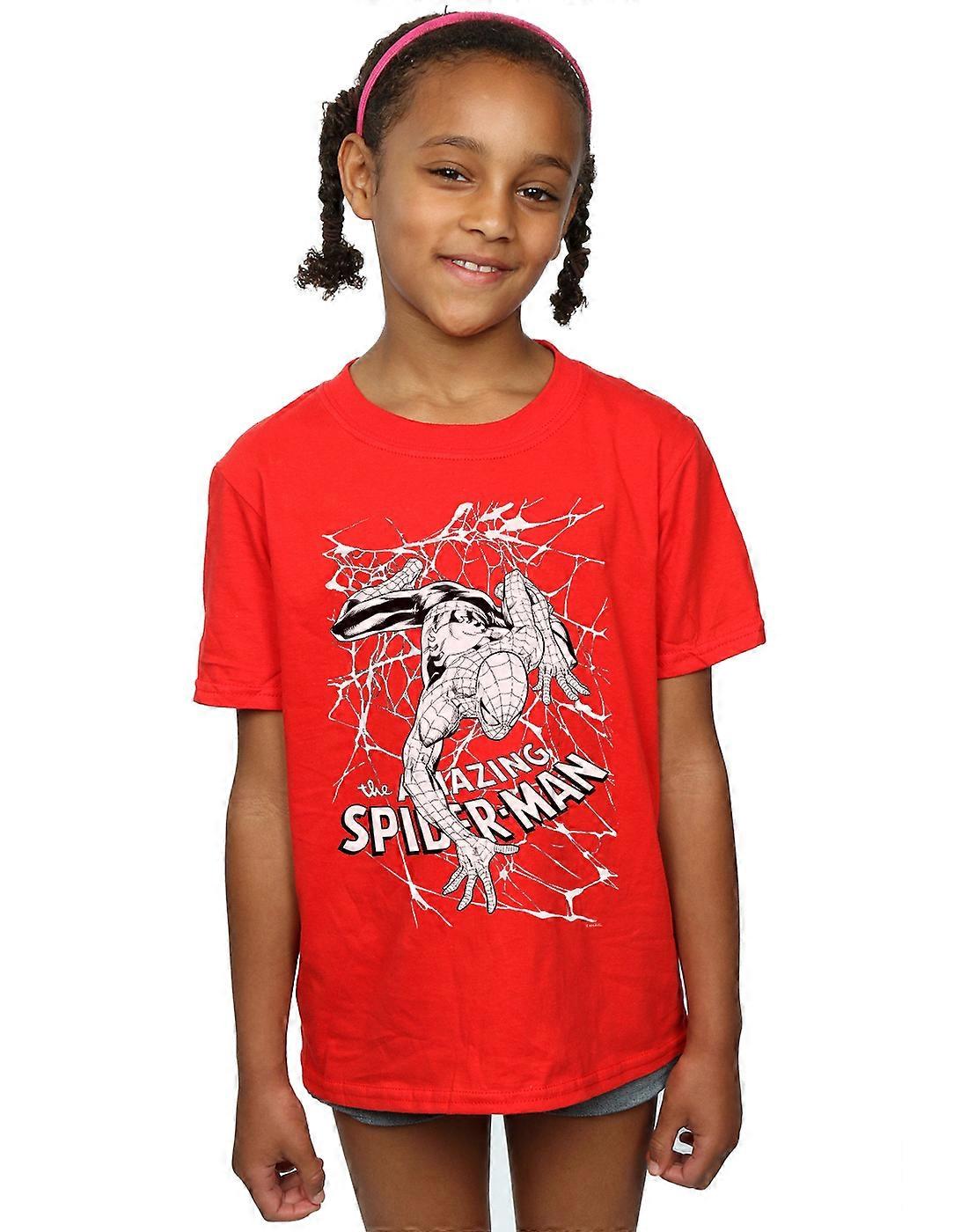 Marvel dievčatá Spider-Man web crawler T-shirt