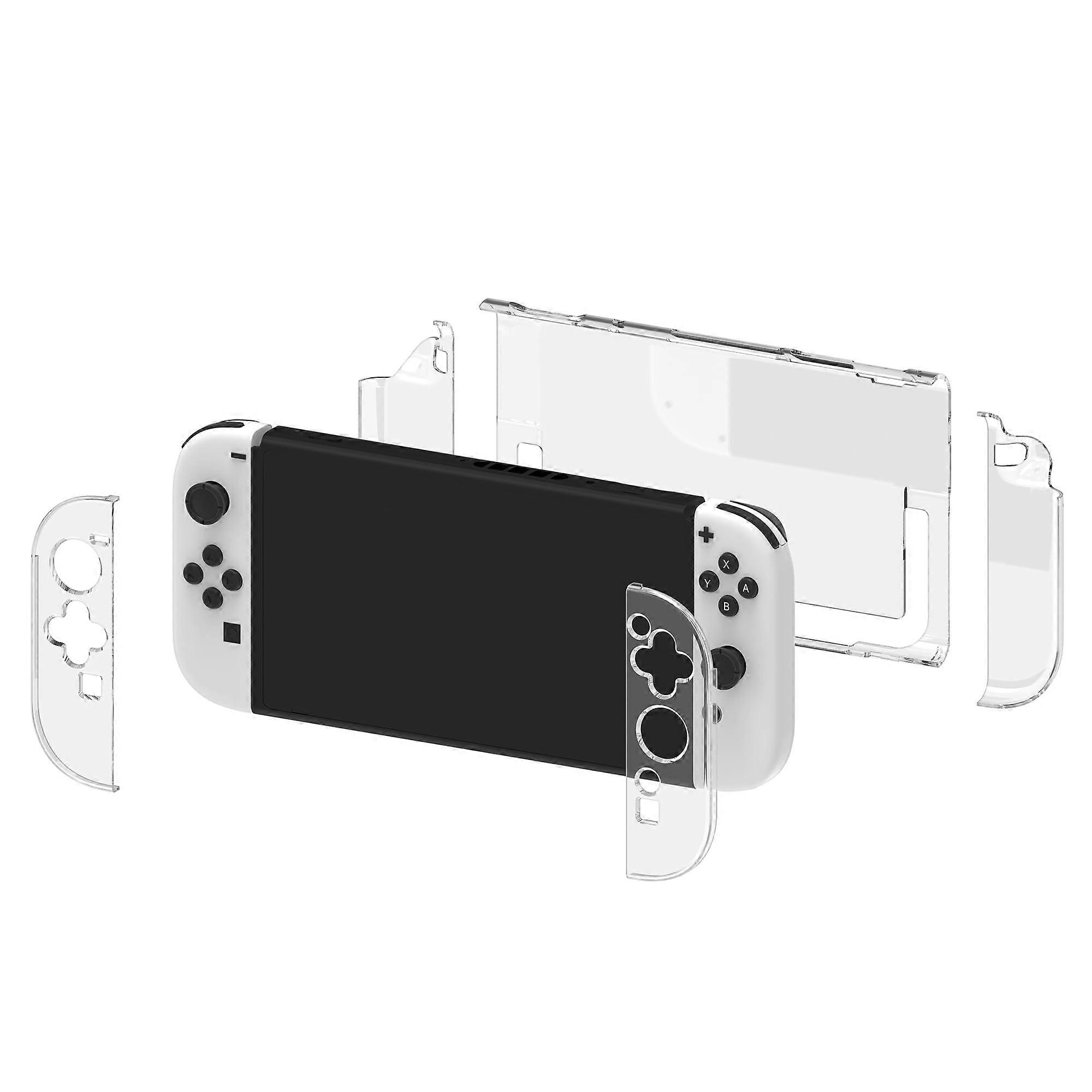 Shockproof Clear Protective Case with Split Design and ScratchResistant Shell for Nintendo Switch 2