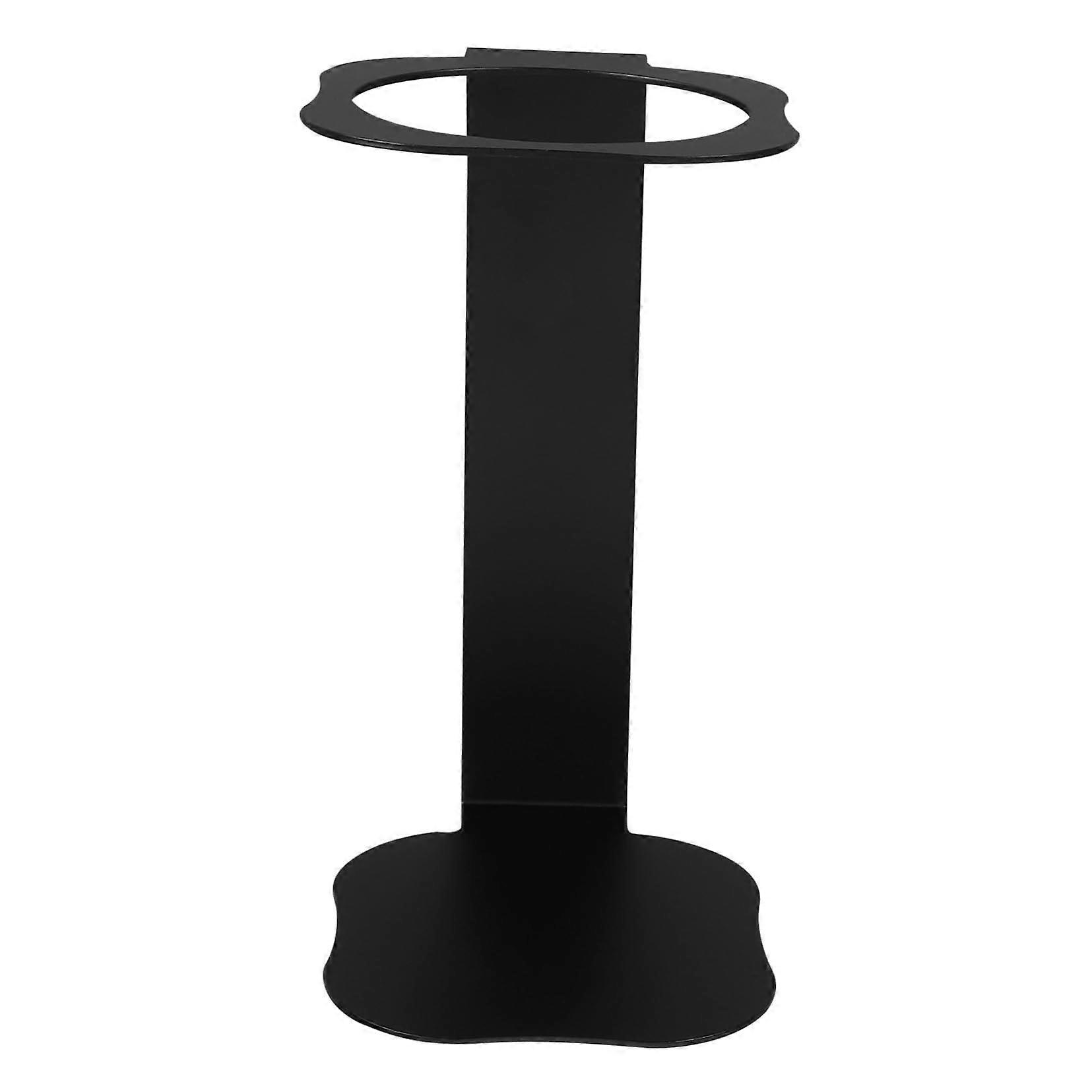 Black Metal Coffee Filter Holder Fits Multiple Sizes, Multipurpose Pour Over Stand for Hand Brewing