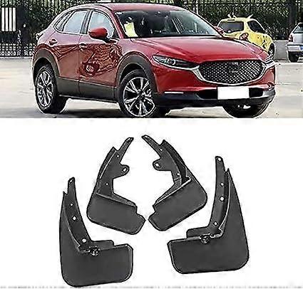Car Mud Flaps for Mazda CX30 2020, Durable ABS Waterproof Fender Splash Guards